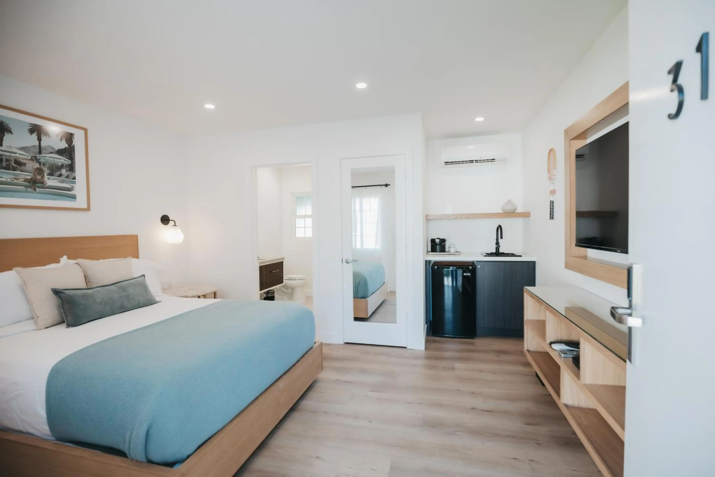 Bed in Casa Palma Hotel & Bungalows