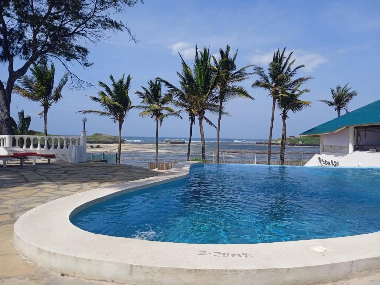 Pool view in Aquarius Club