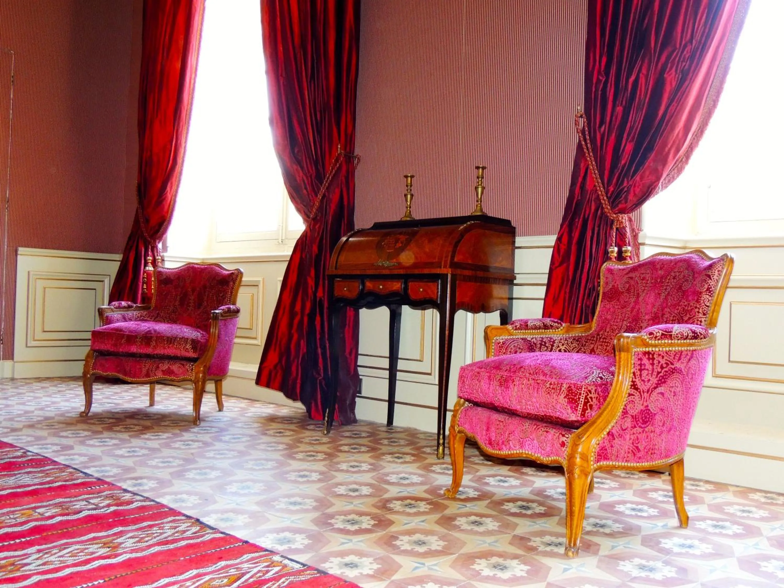 Bedroom in Chateau de Paraza