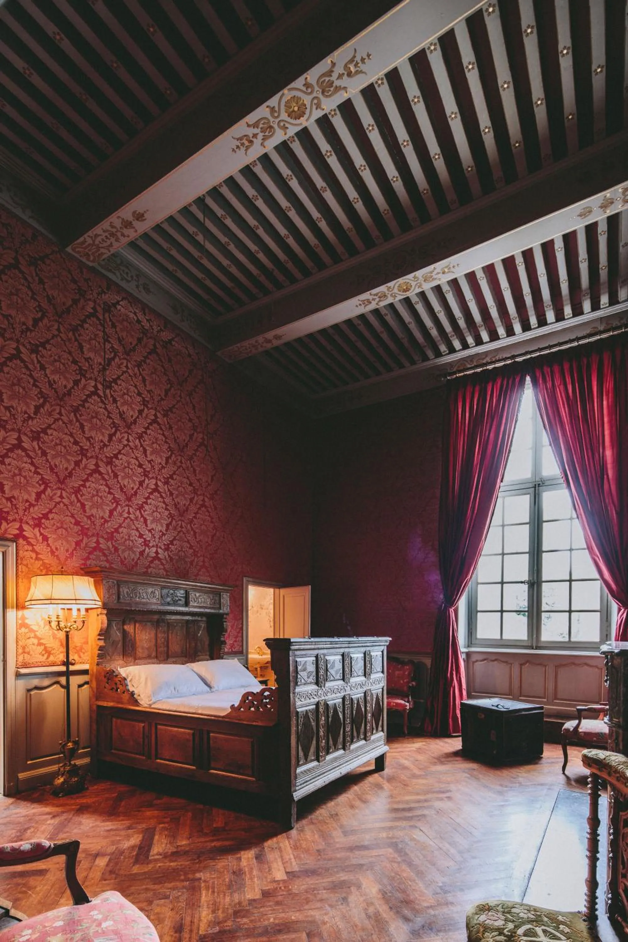 Bedroom in Chateau de Paraza