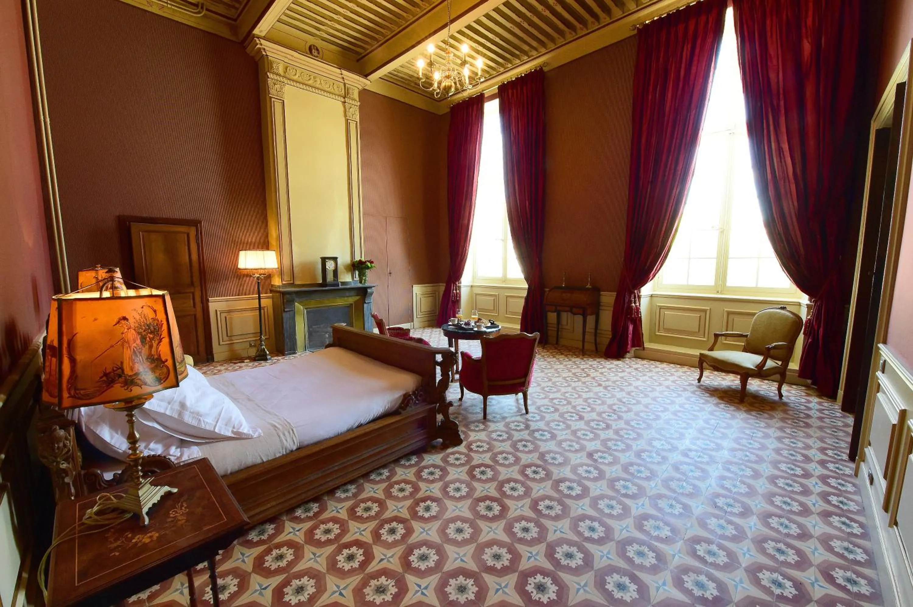 Bedroom in Chateau de Paraza