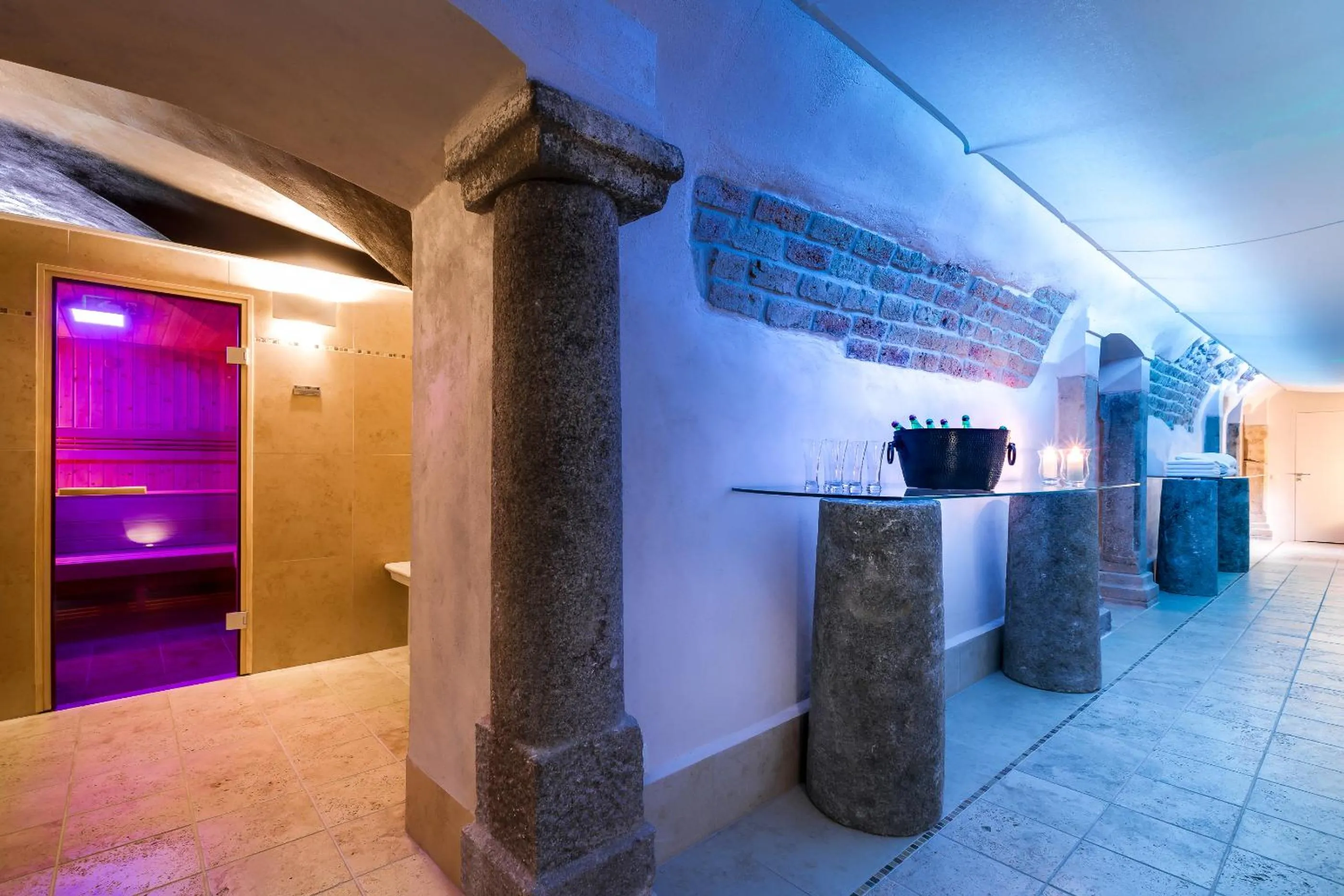 Sauna in Zamek Karpniki Schloss Fischbach