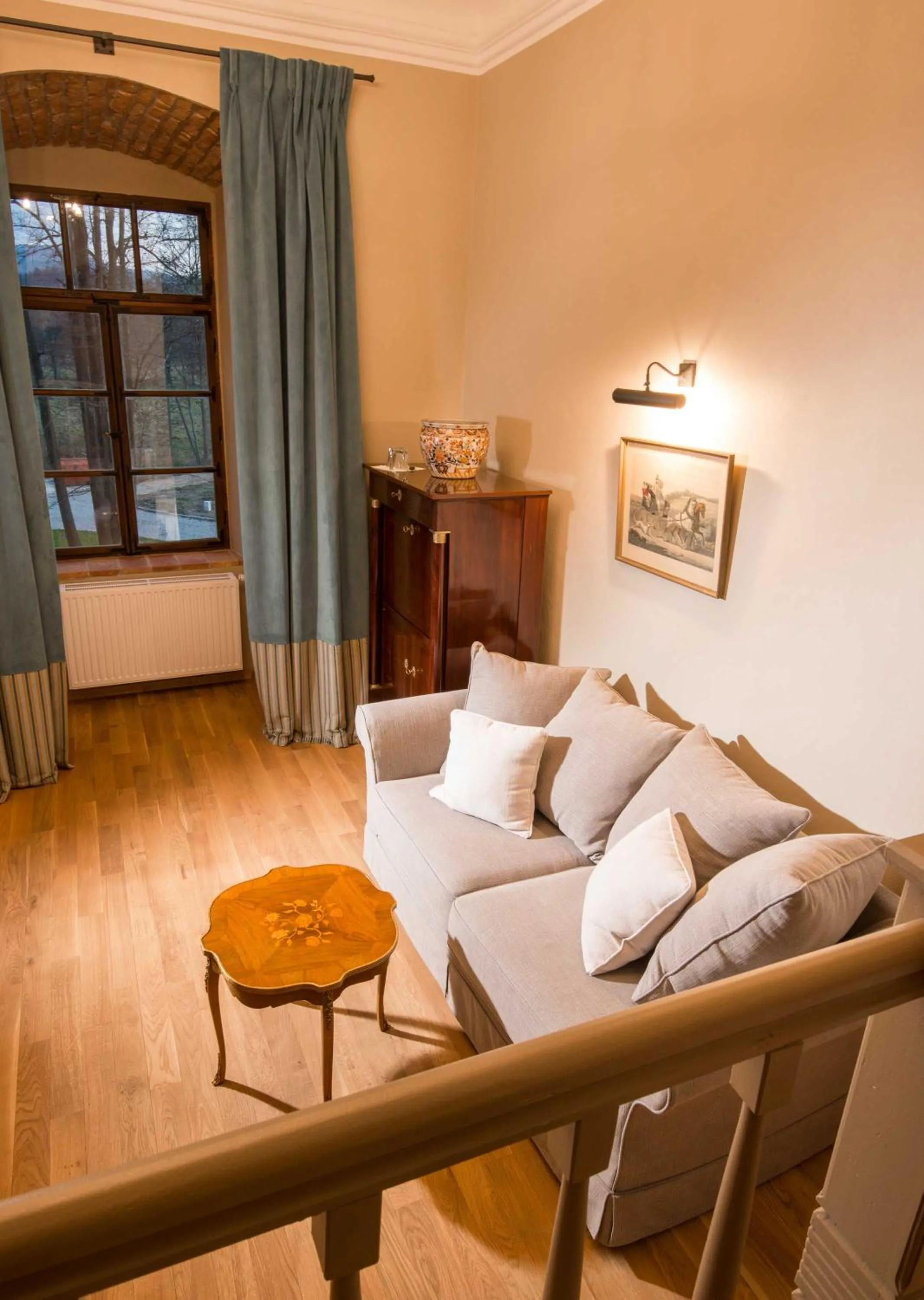 Bed in Zamek Karpniki Schloss Fischbach