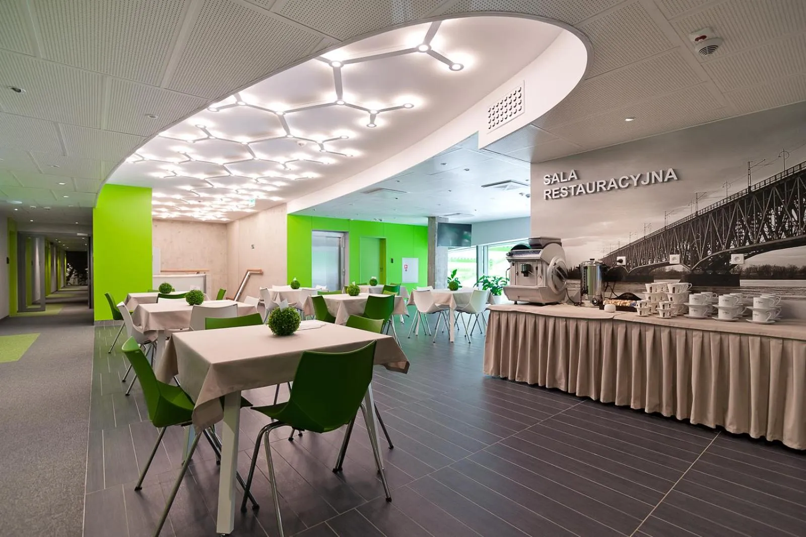 Restaurant/places to eat in Green Hotel Płock