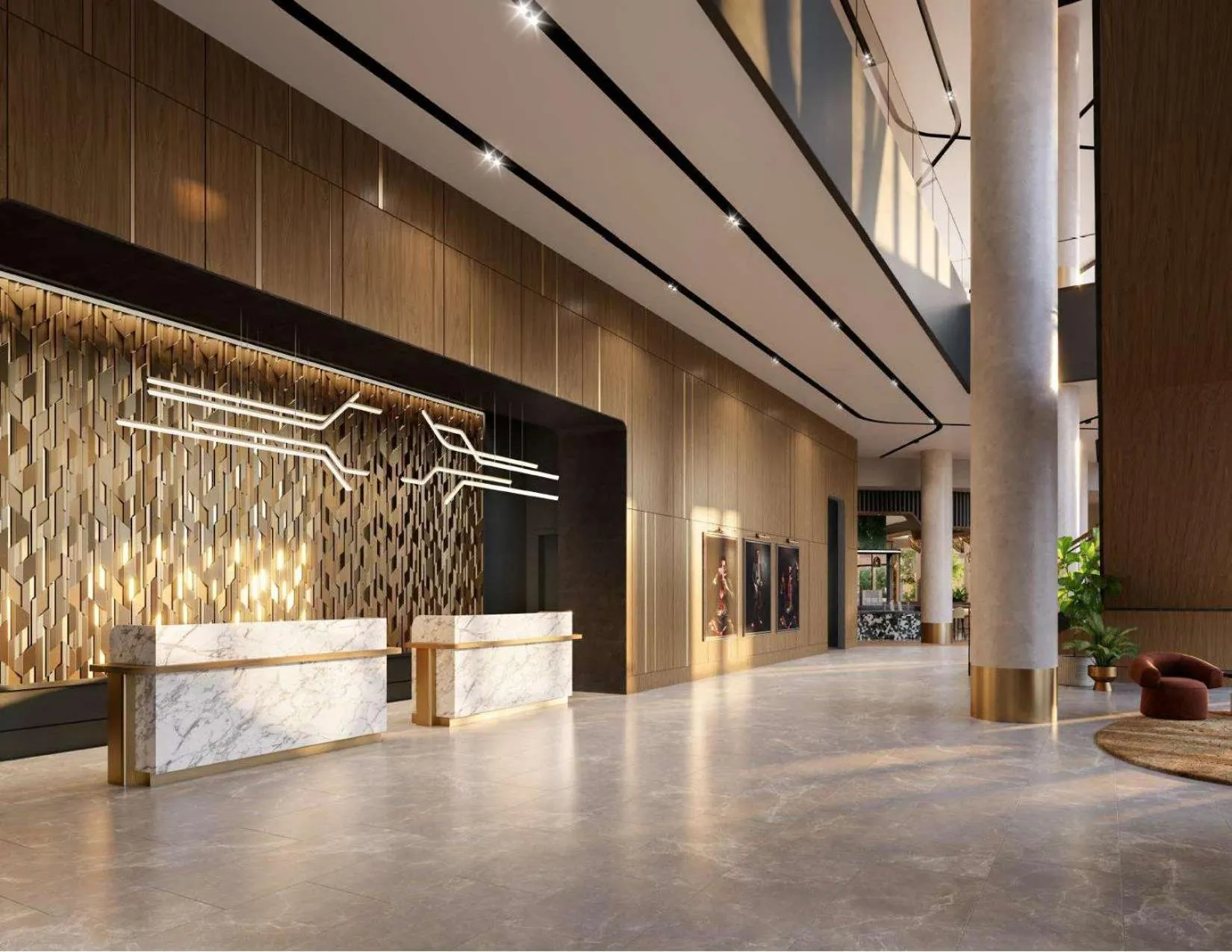 Lobby or reception in Hotel Phoenix Atlanta