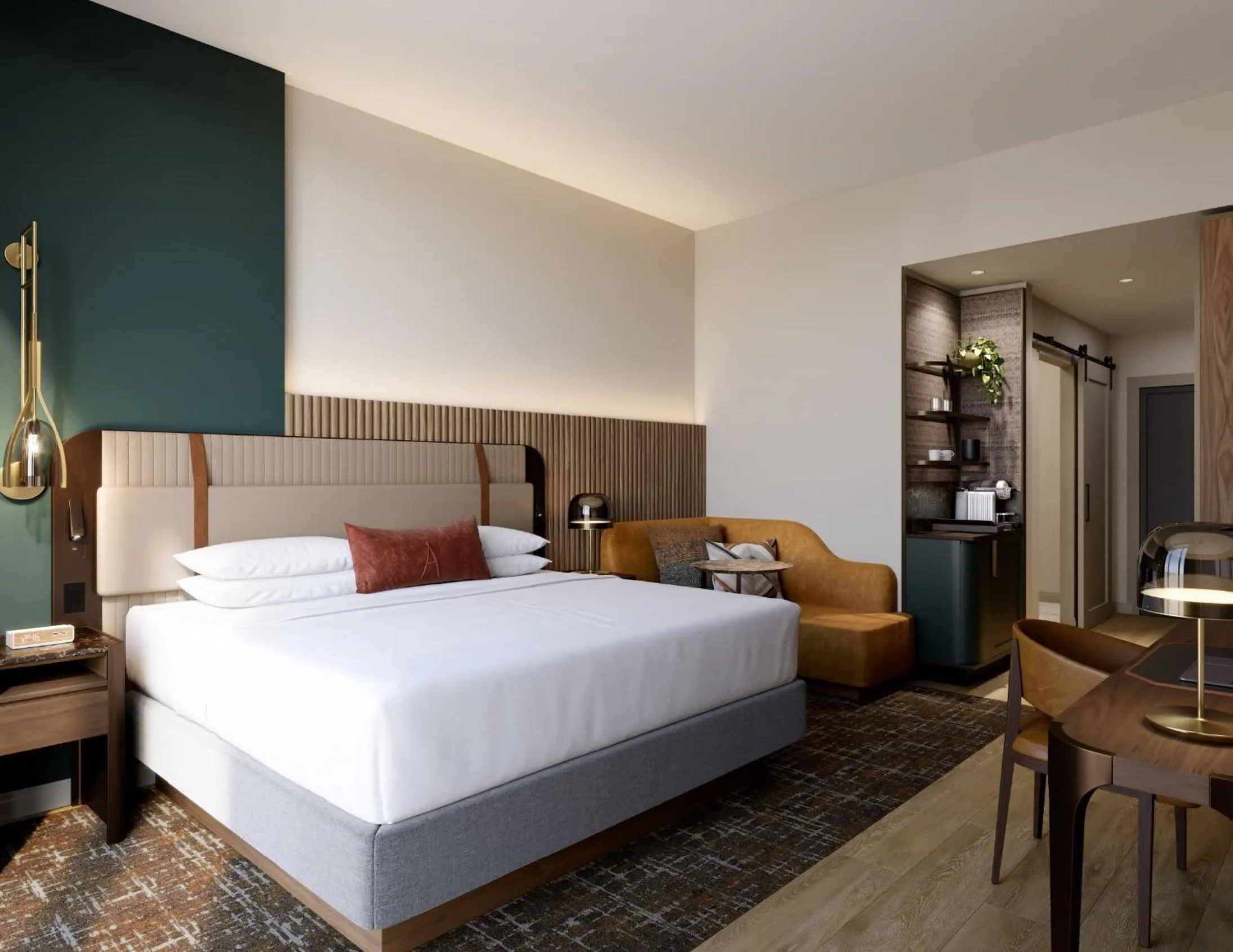 Bedroom, Bed in Hotel Phoenix Atlanta