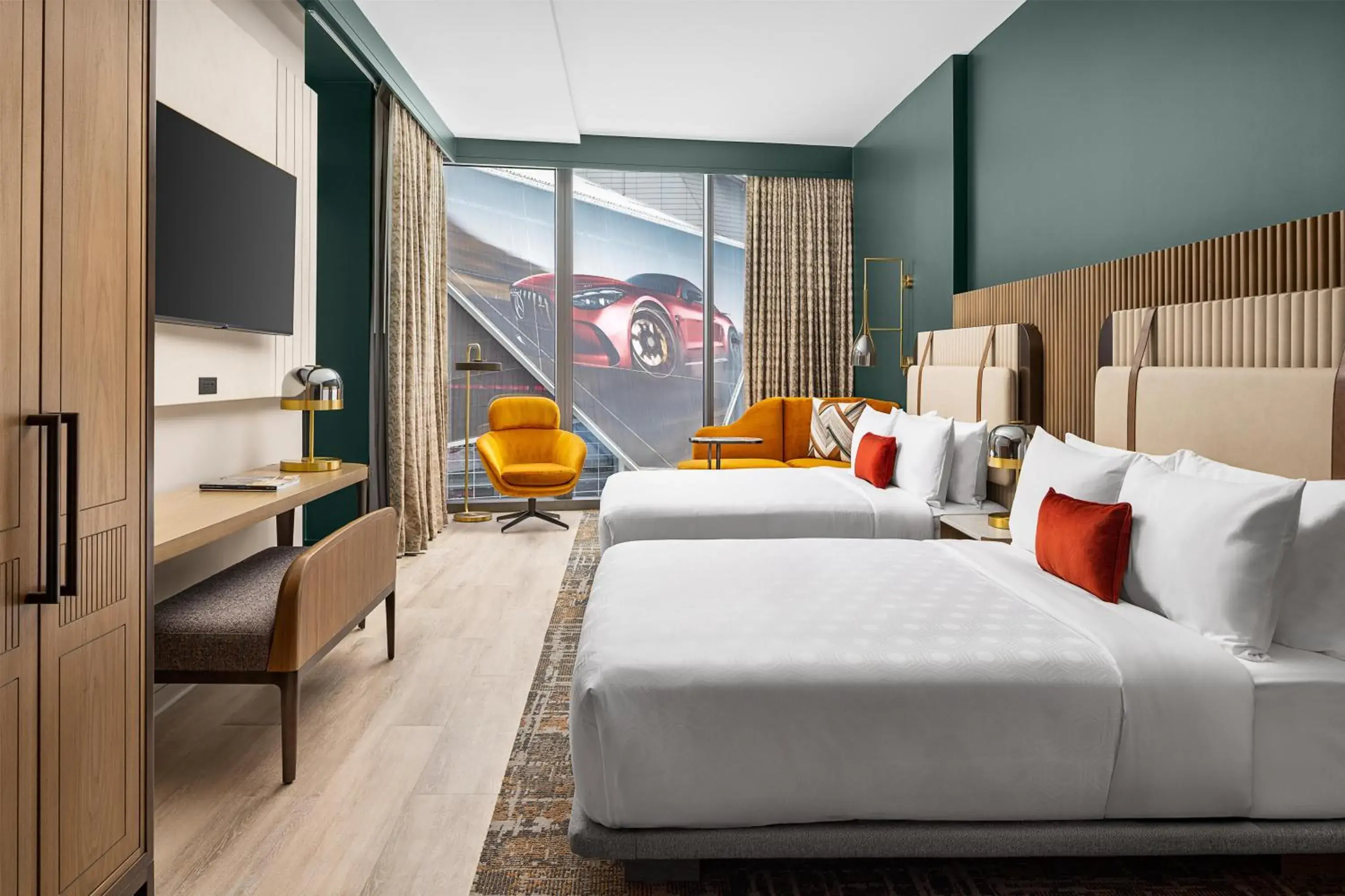 Deluxe Stadium Two Queens ADA in Hotel Phoenix Atlanta Deluxe Stadium Two Queens ADA in Hotel Phoenix Atlanta