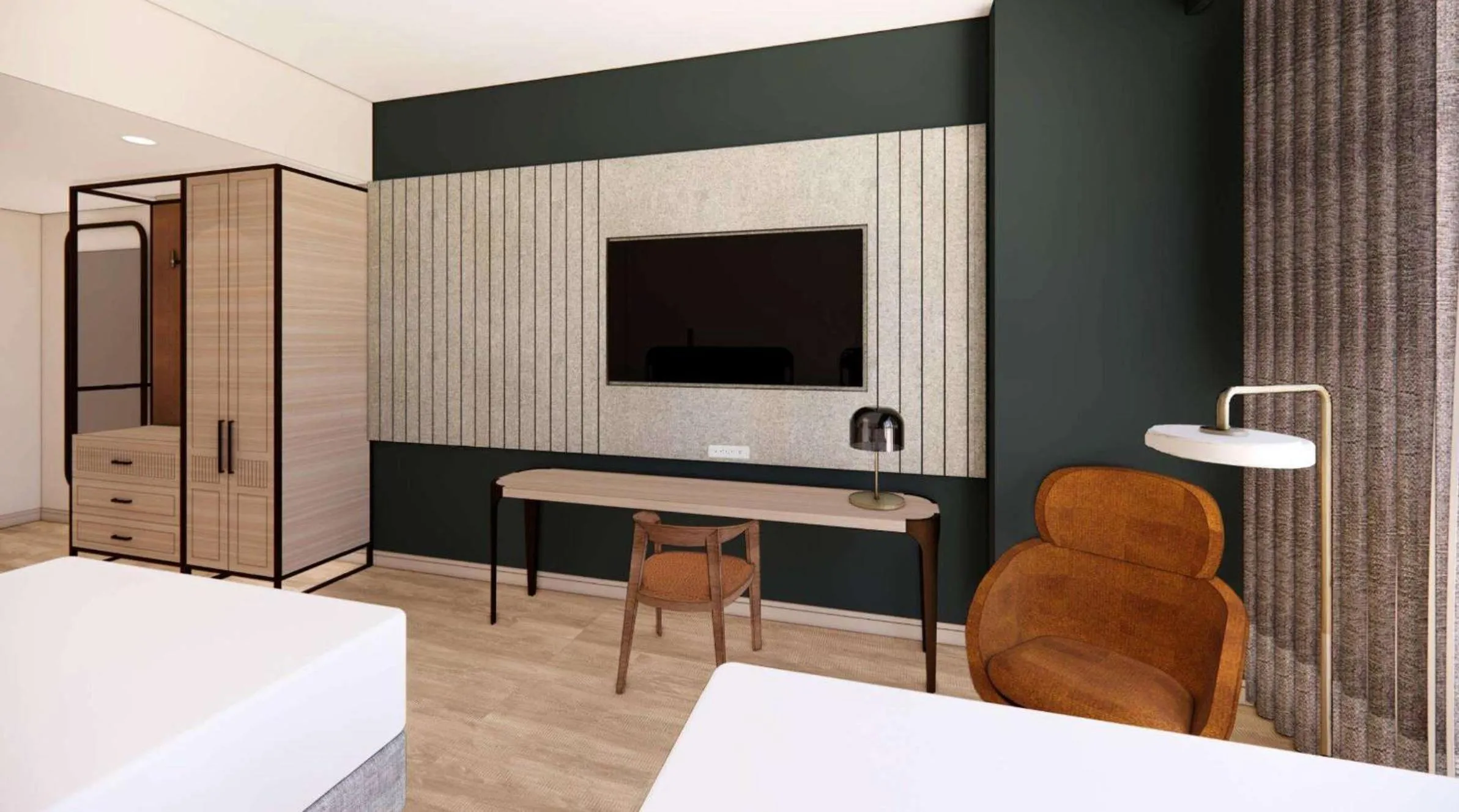 Bedroom, Bed in Hotel Phoenix Atlanta