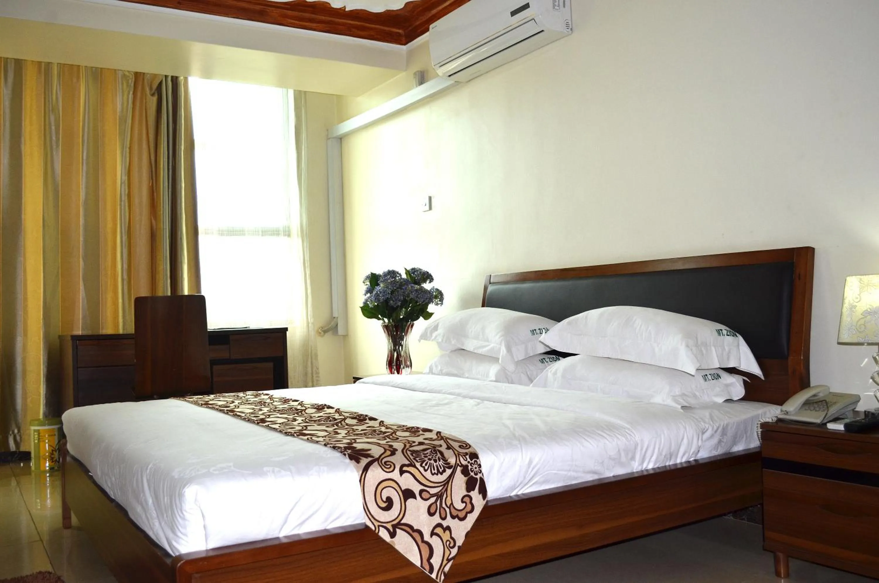 Bed in Mt. Zion Hotel