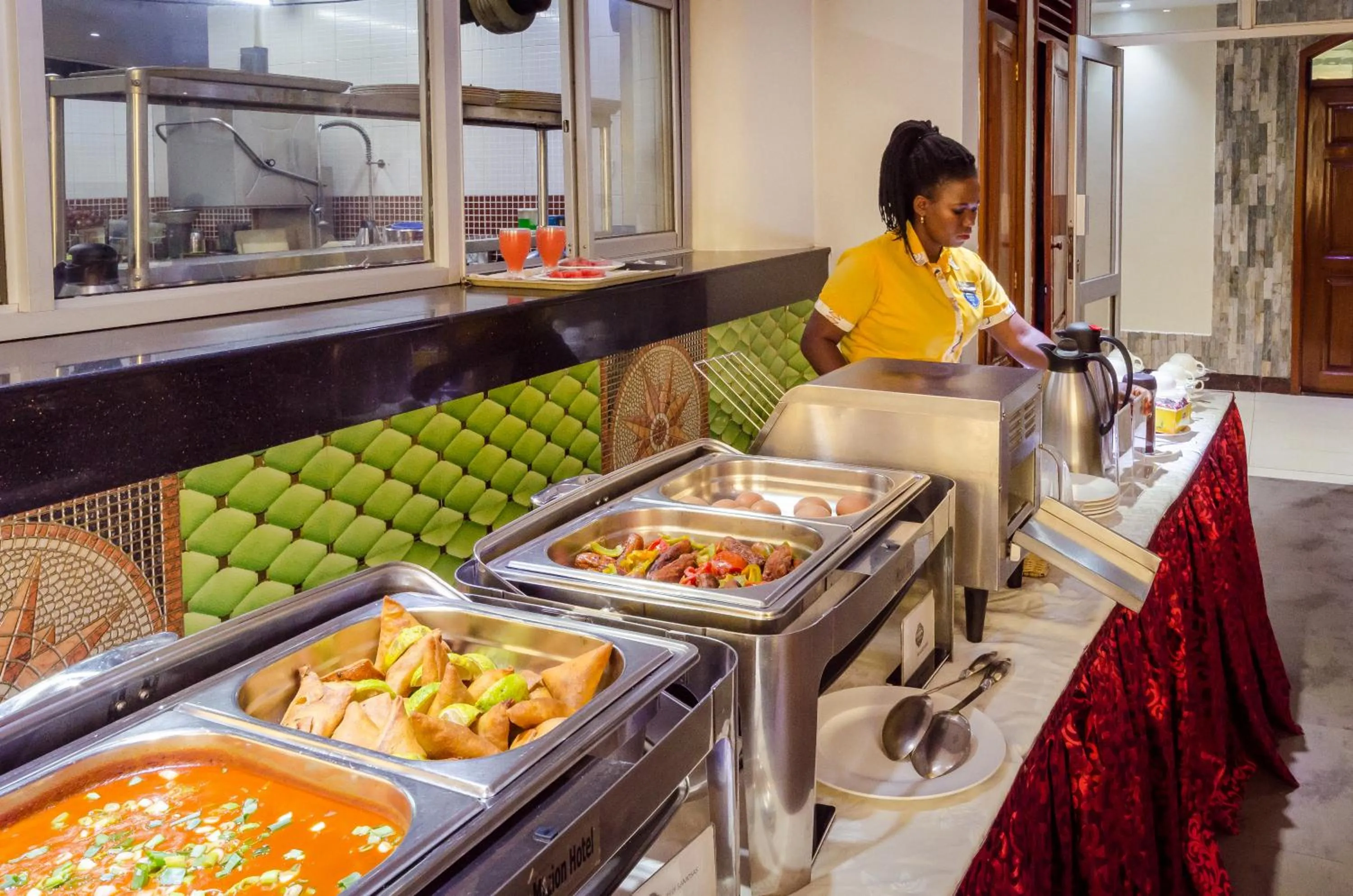 Food and drinks in Mt. Zion Hotel