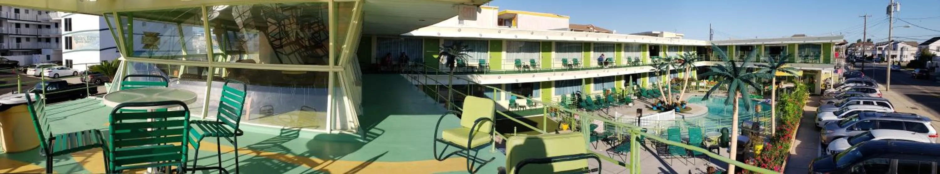 Property building in Caribbean Motel