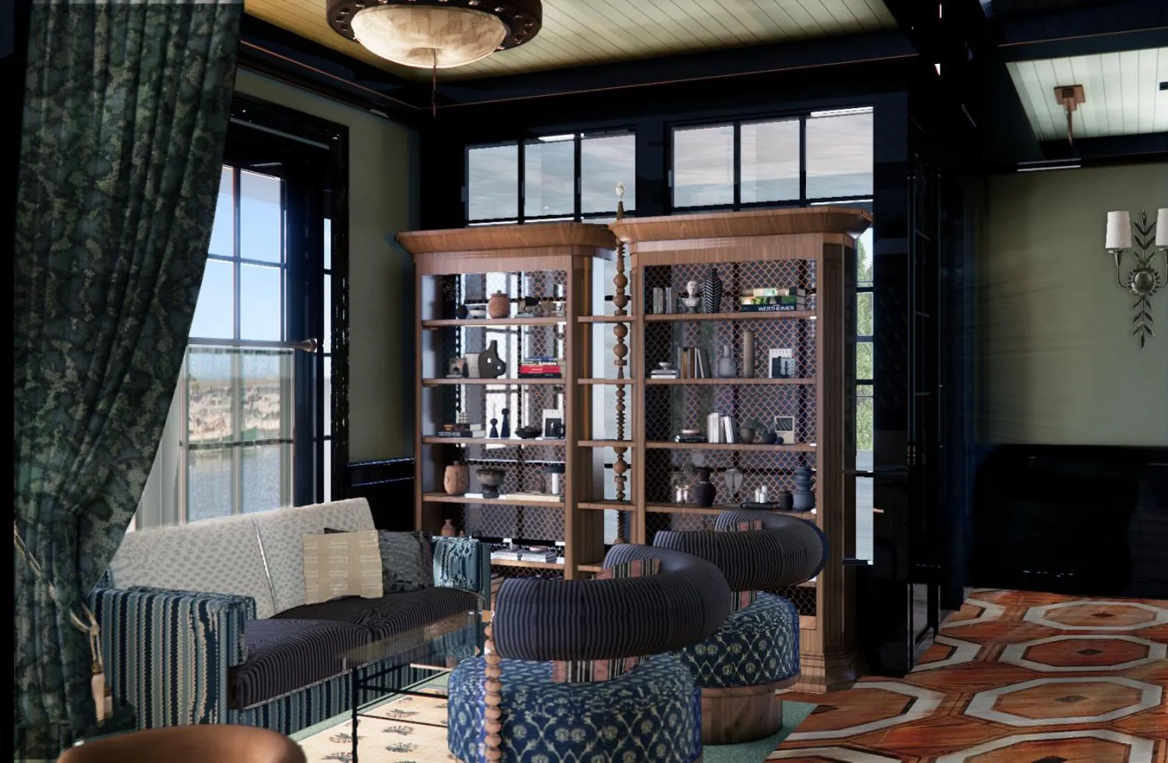 Lounge or bar in Faraway Sag Harbor