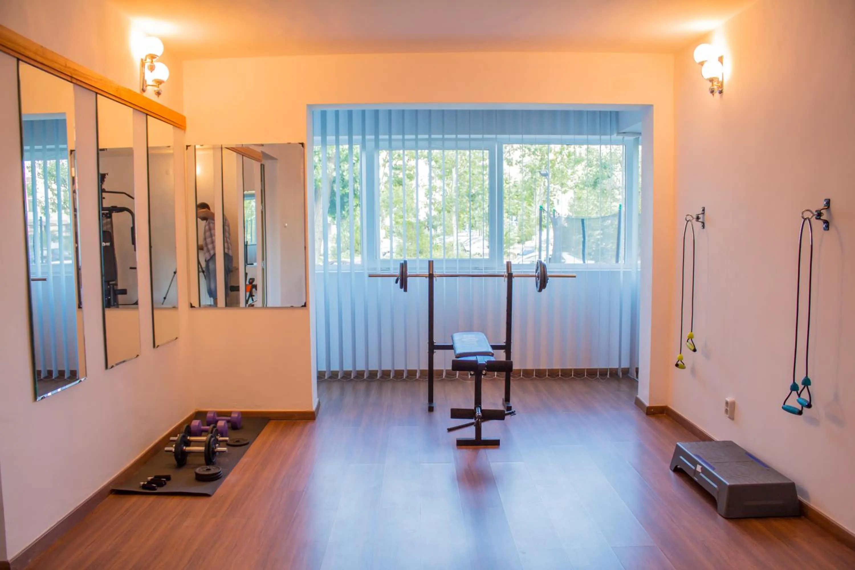 Fitness centre/facilities in Hotel Apollo