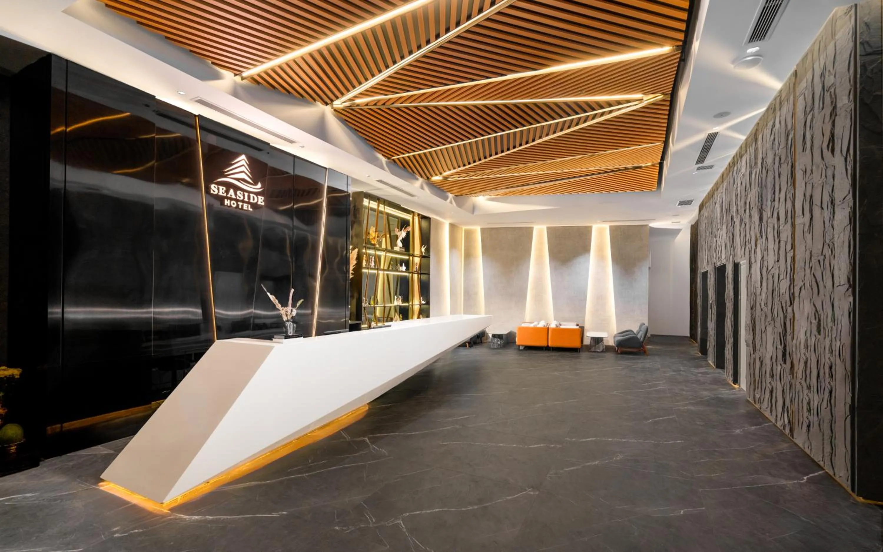 Lobby or reception in Seaside Boutique Hotel Nha Trang Beach