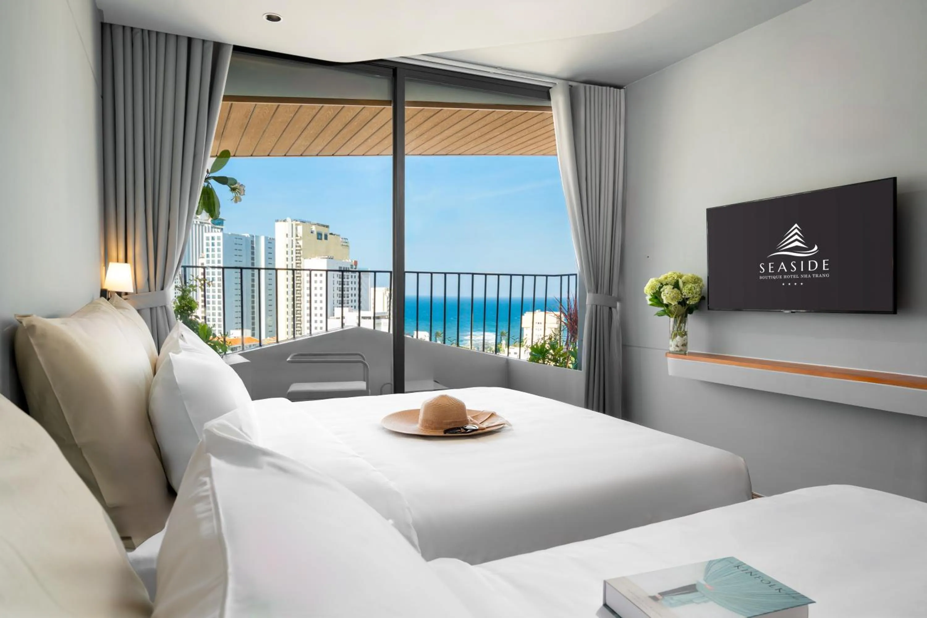 Bed in Seaside Boutique Hotel Nha Trang Beach