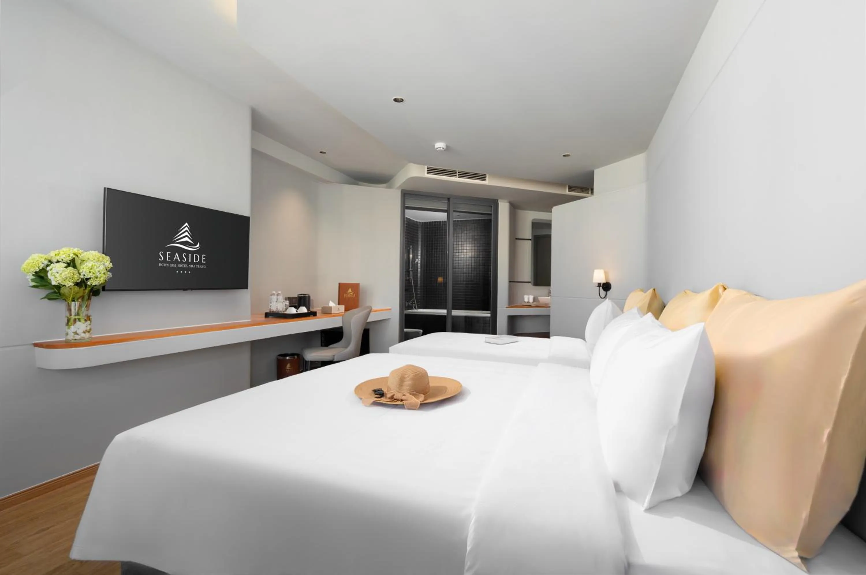 Bed in Seaside Boutique Hotel Nha Trang Beach