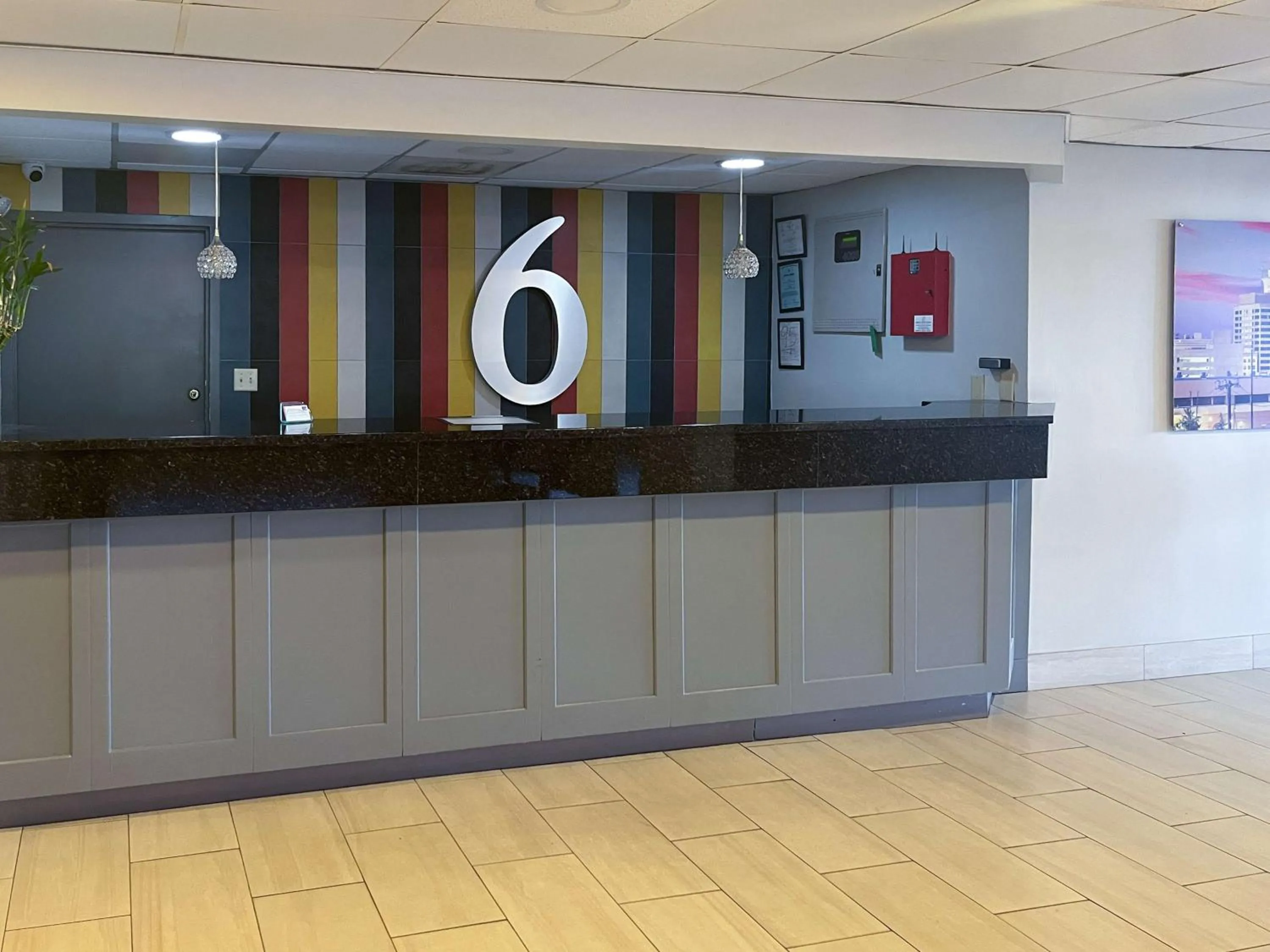 Lobby or reception in Studio 6 Montgomery AL Eastern Blvd.