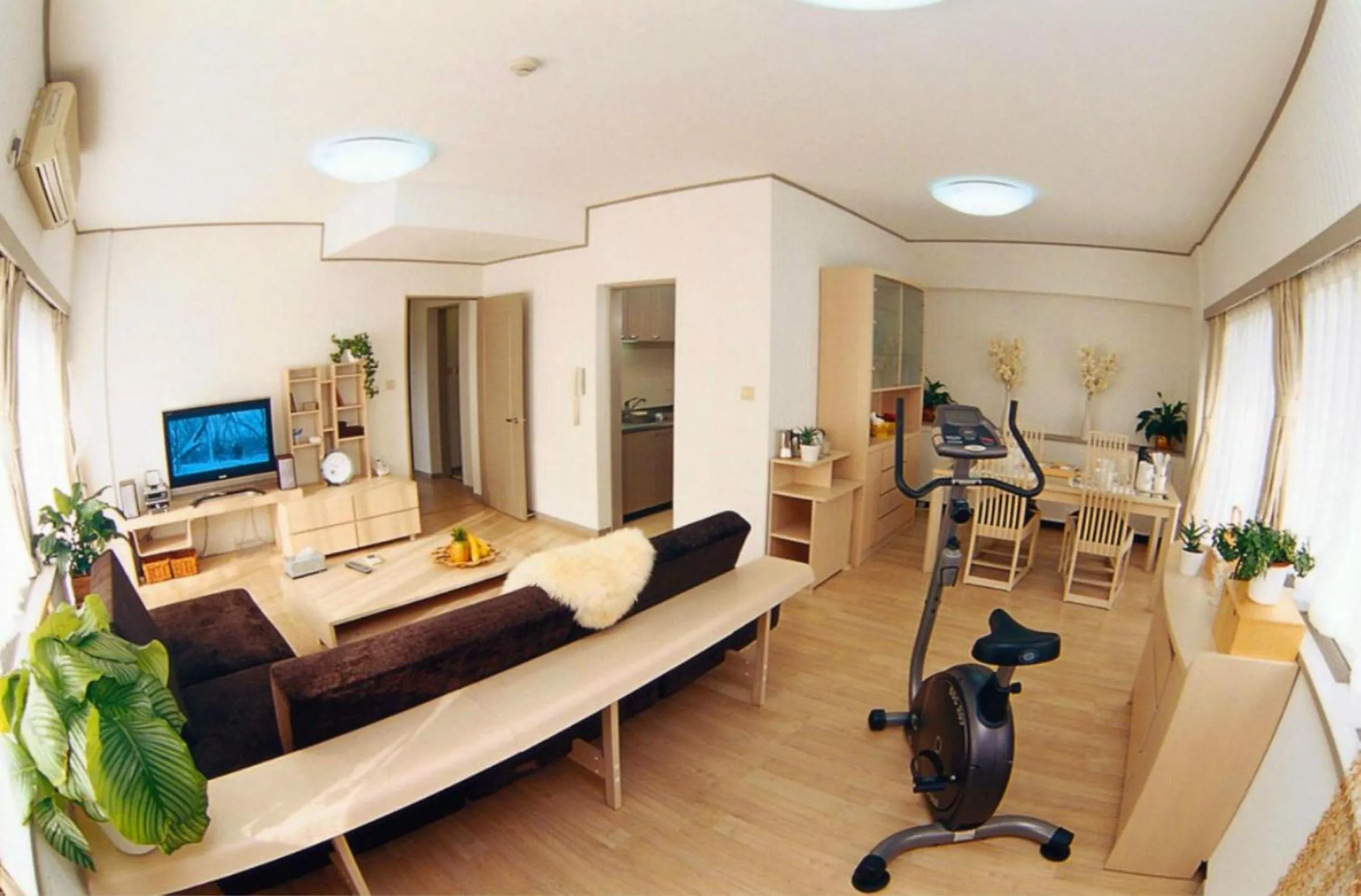 Living room in Beijing Jiuxian Apartment