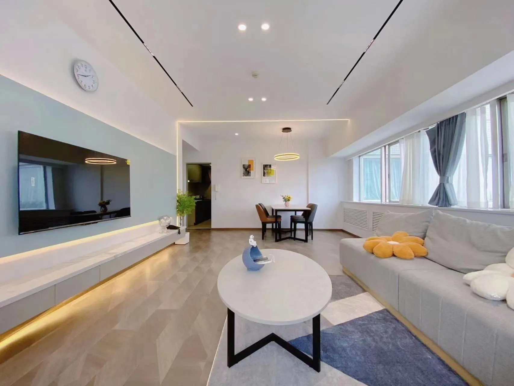 Living room in Beijing Jiuxian Apartment