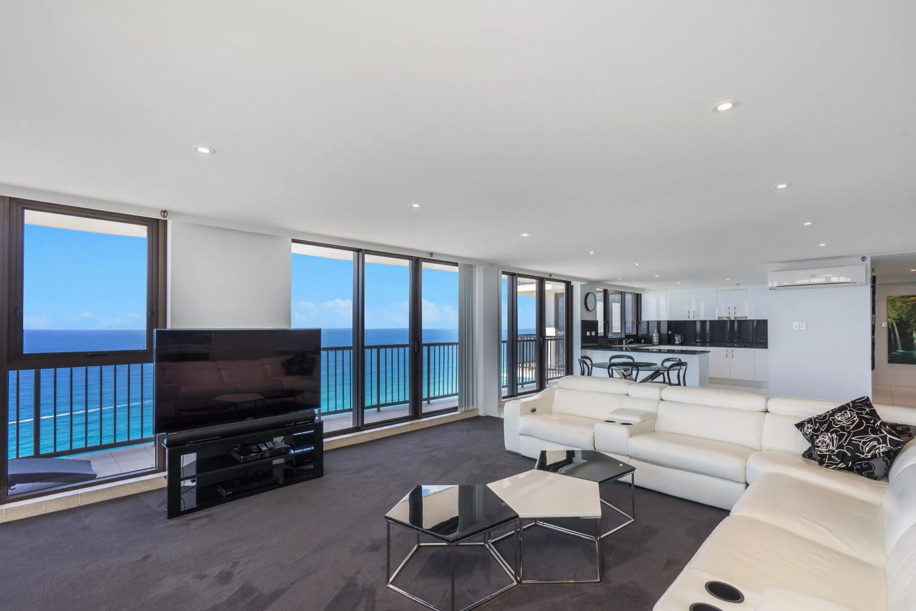 Living room in Surfers Aquarius on the Beach