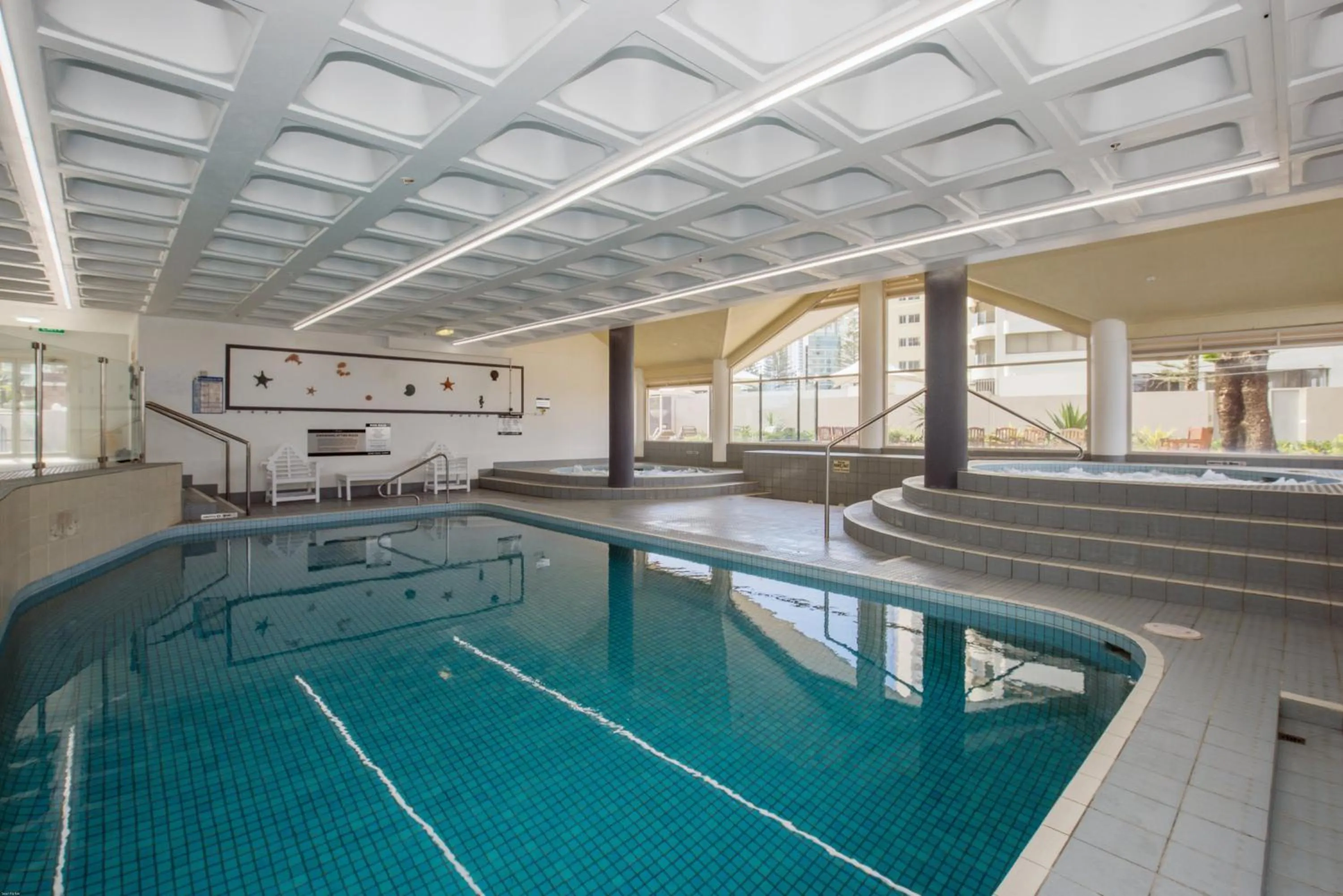 Swimming pool in Surfers Aquarius on the Beach