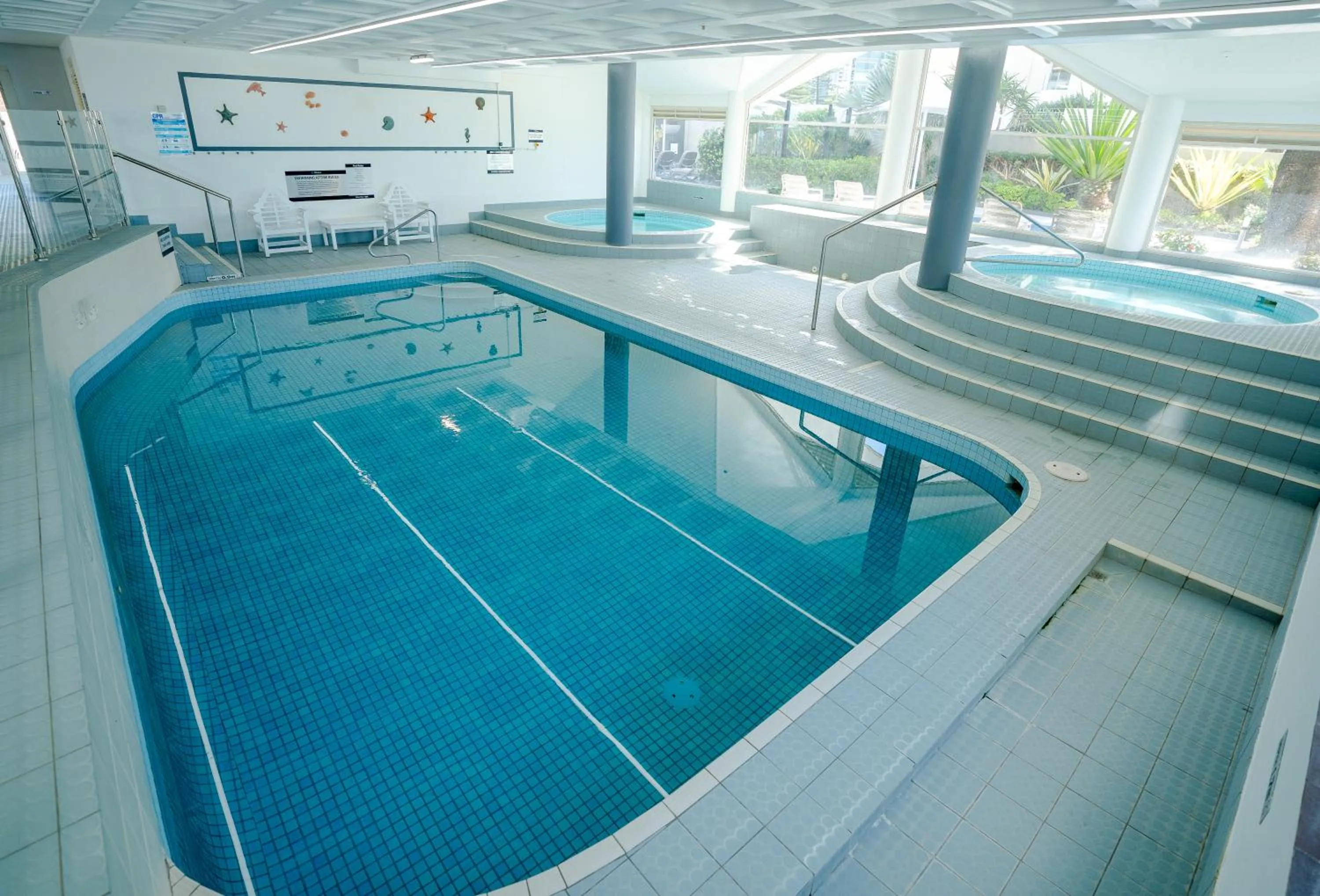 Swimming pool in Surfers Aquarius on the Beach