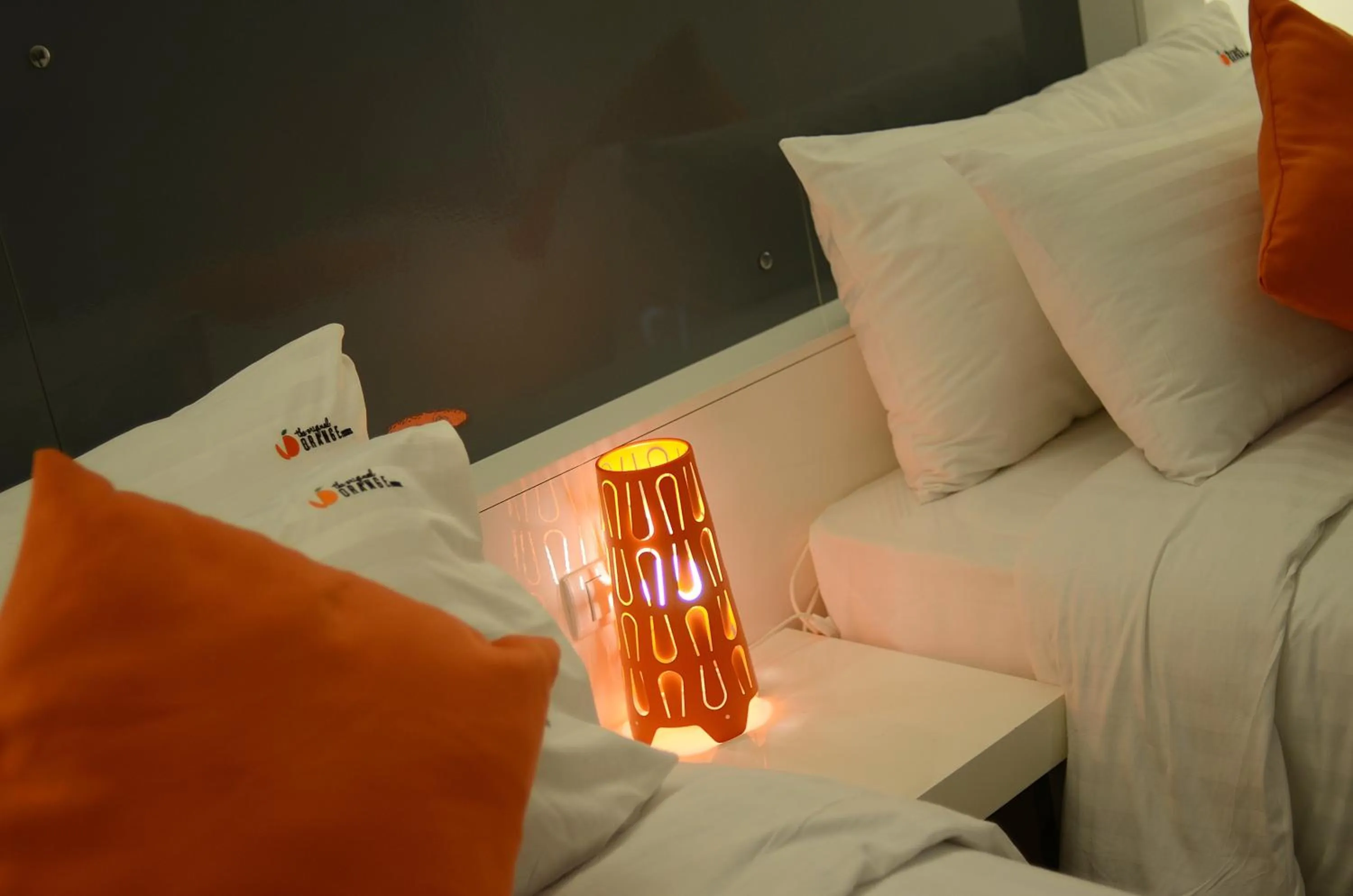 Bed in The Original Orange Hotel