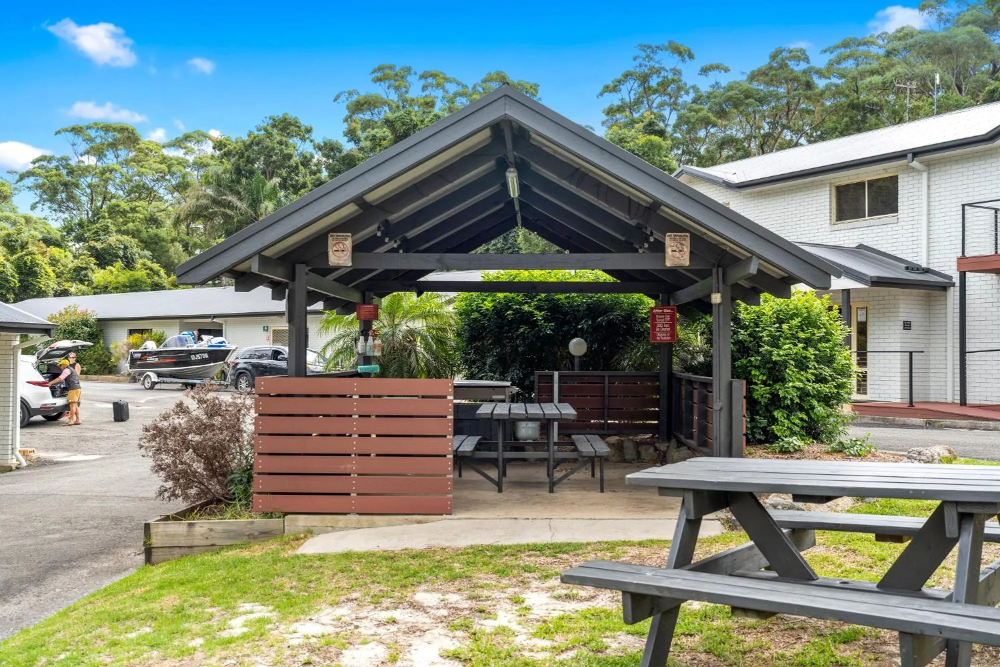 BBQ facilities in Haven Holiday Resort Sussex Inlet