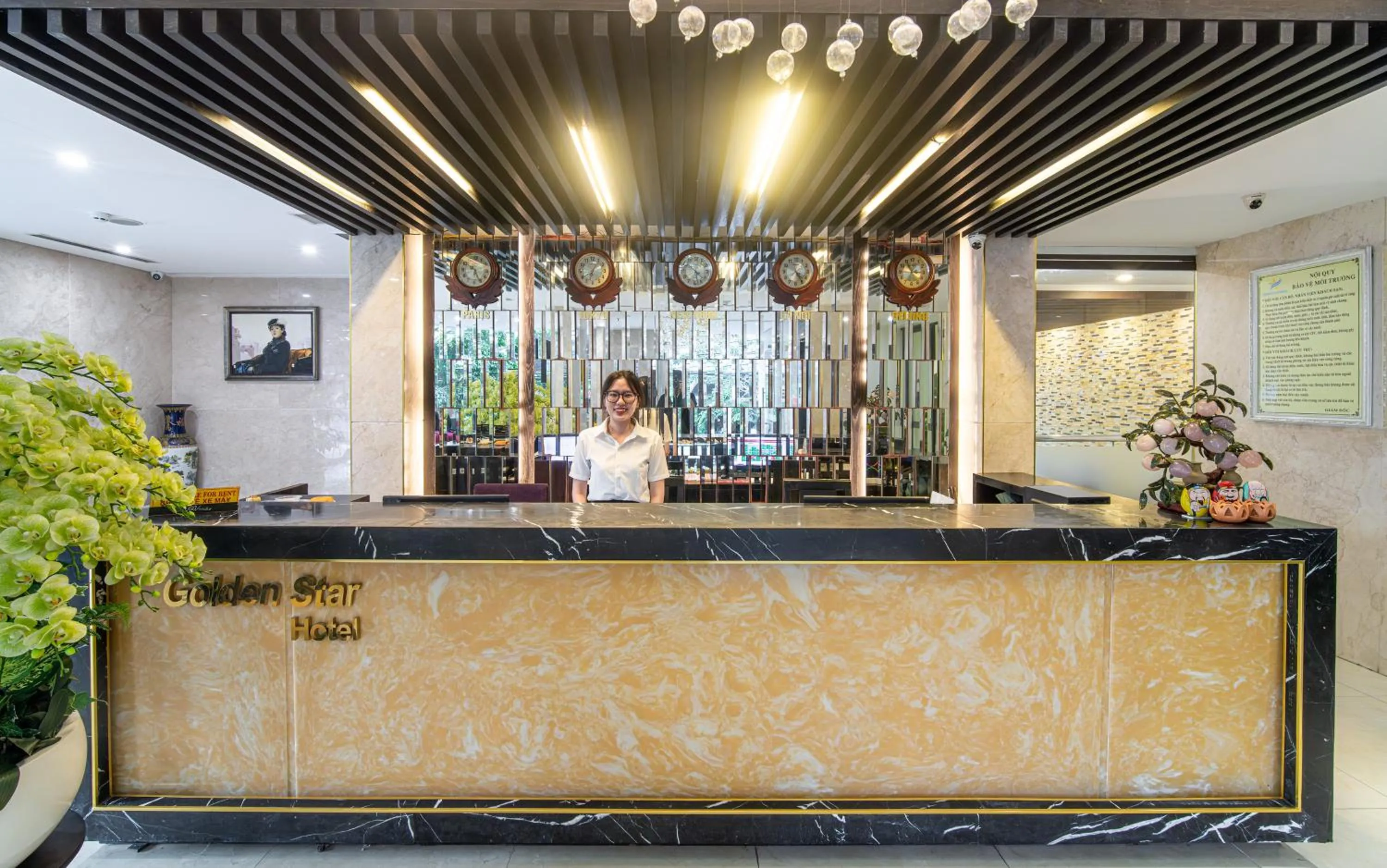 Staff in Golden Star Hotel by THG