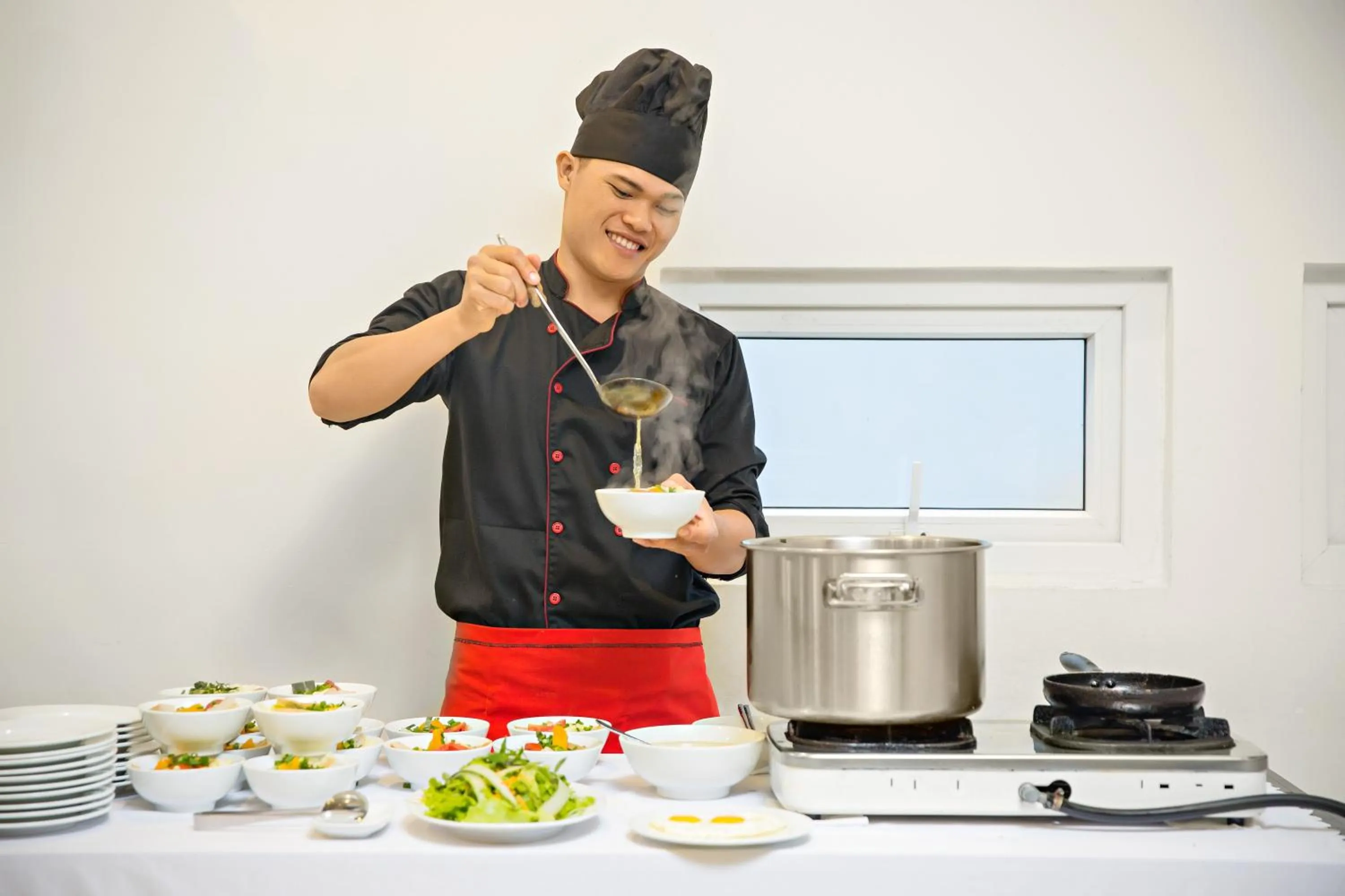 Staff in Golden Star Hotel by THG