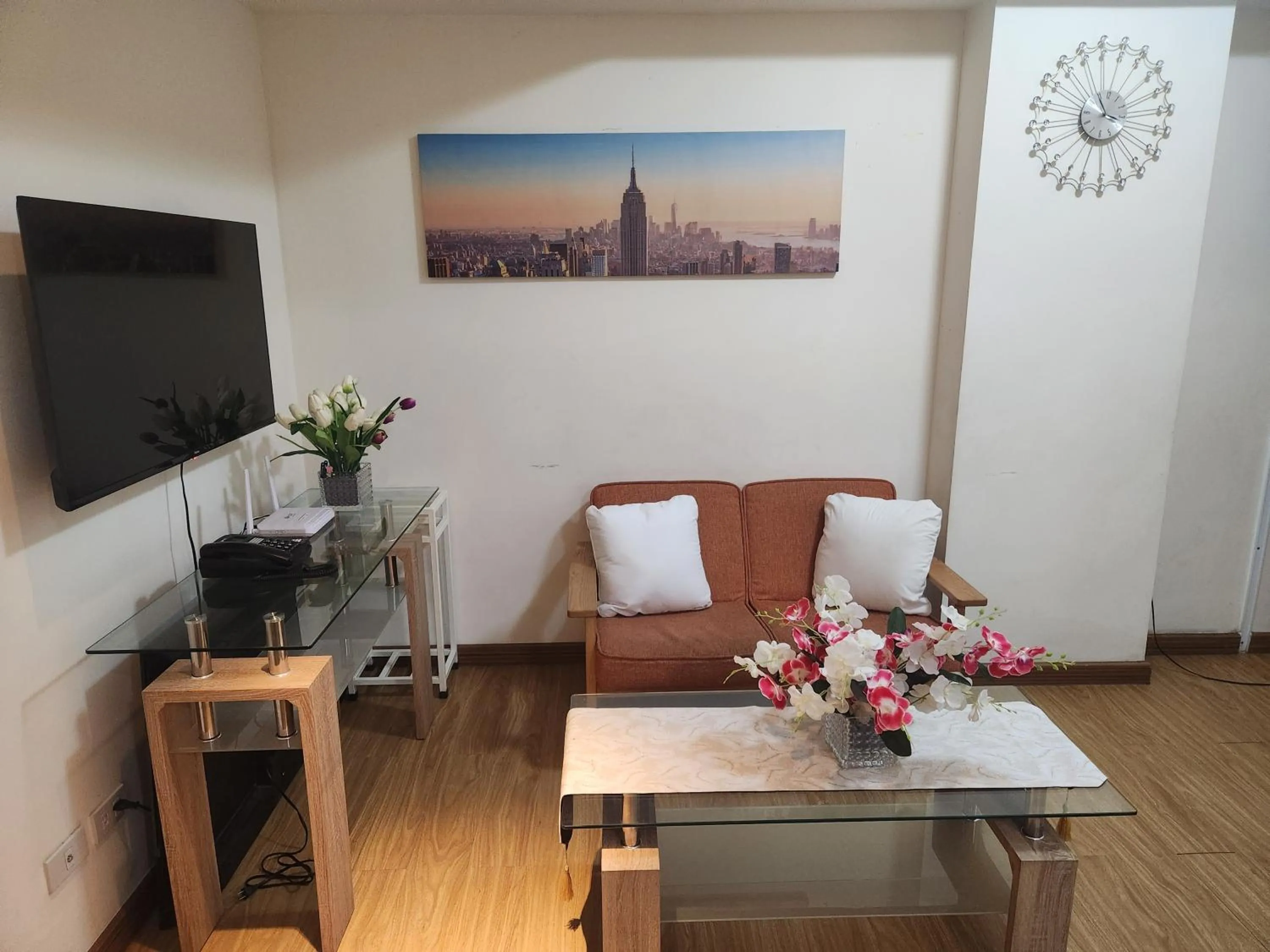 Living room in Azure Staycation Philippines by AMRS Near Manila International Airport