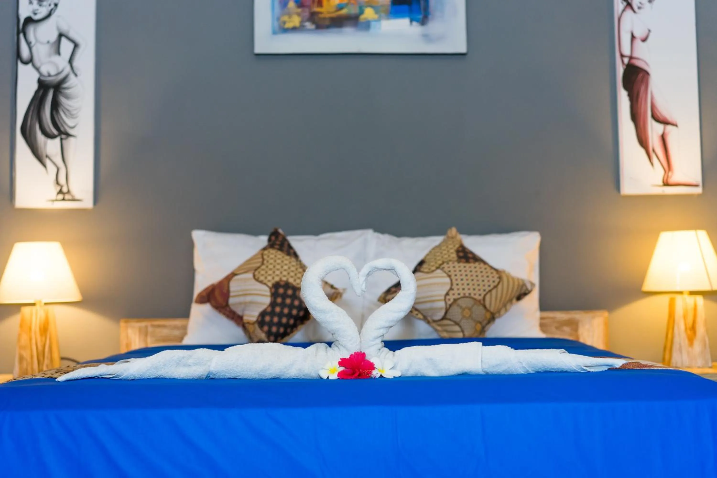 Staff, Bed in Kawans Inn Lembongan