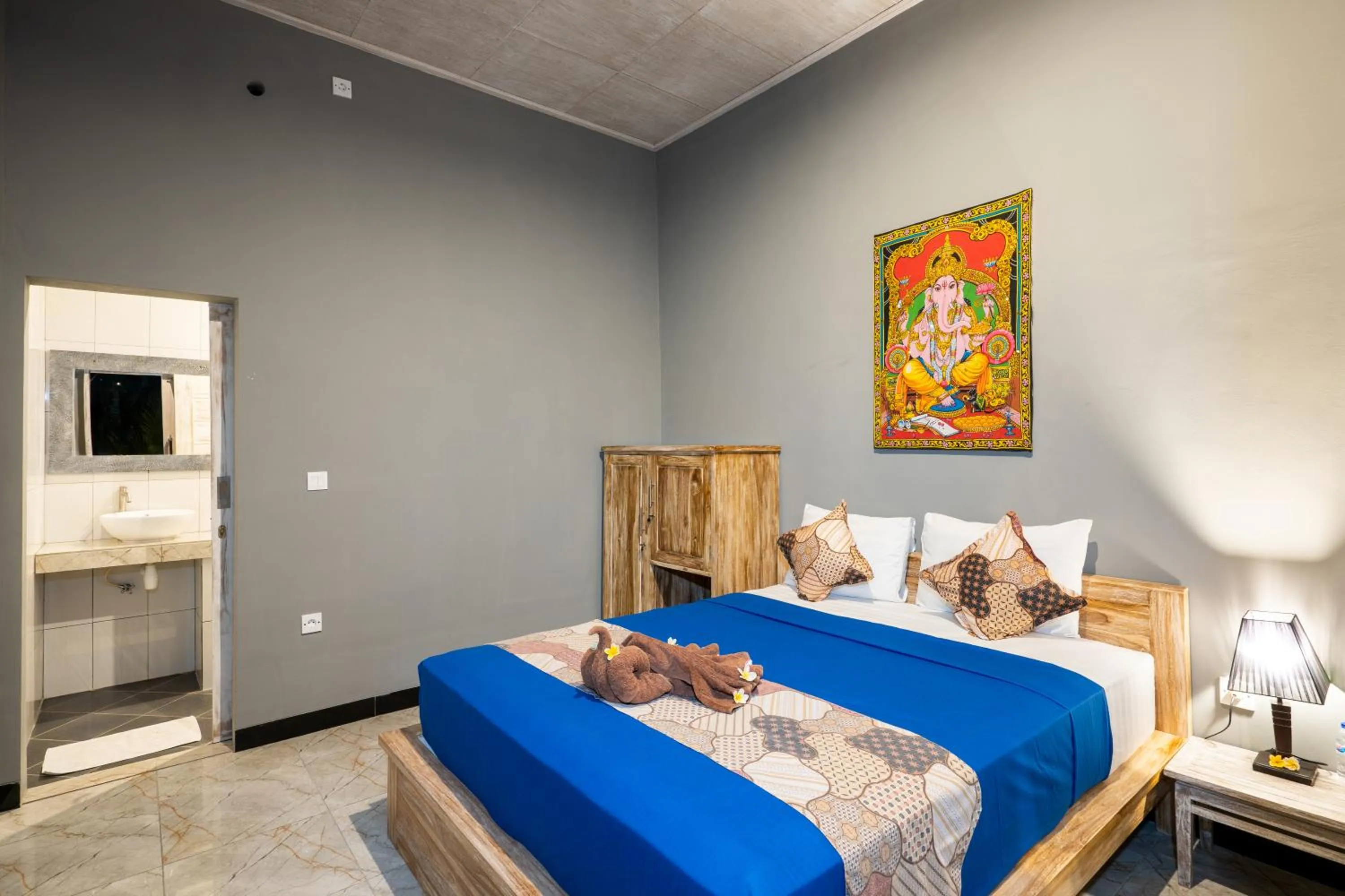 Balcony/Terrace, Bed in Kawans Inn Lembongan