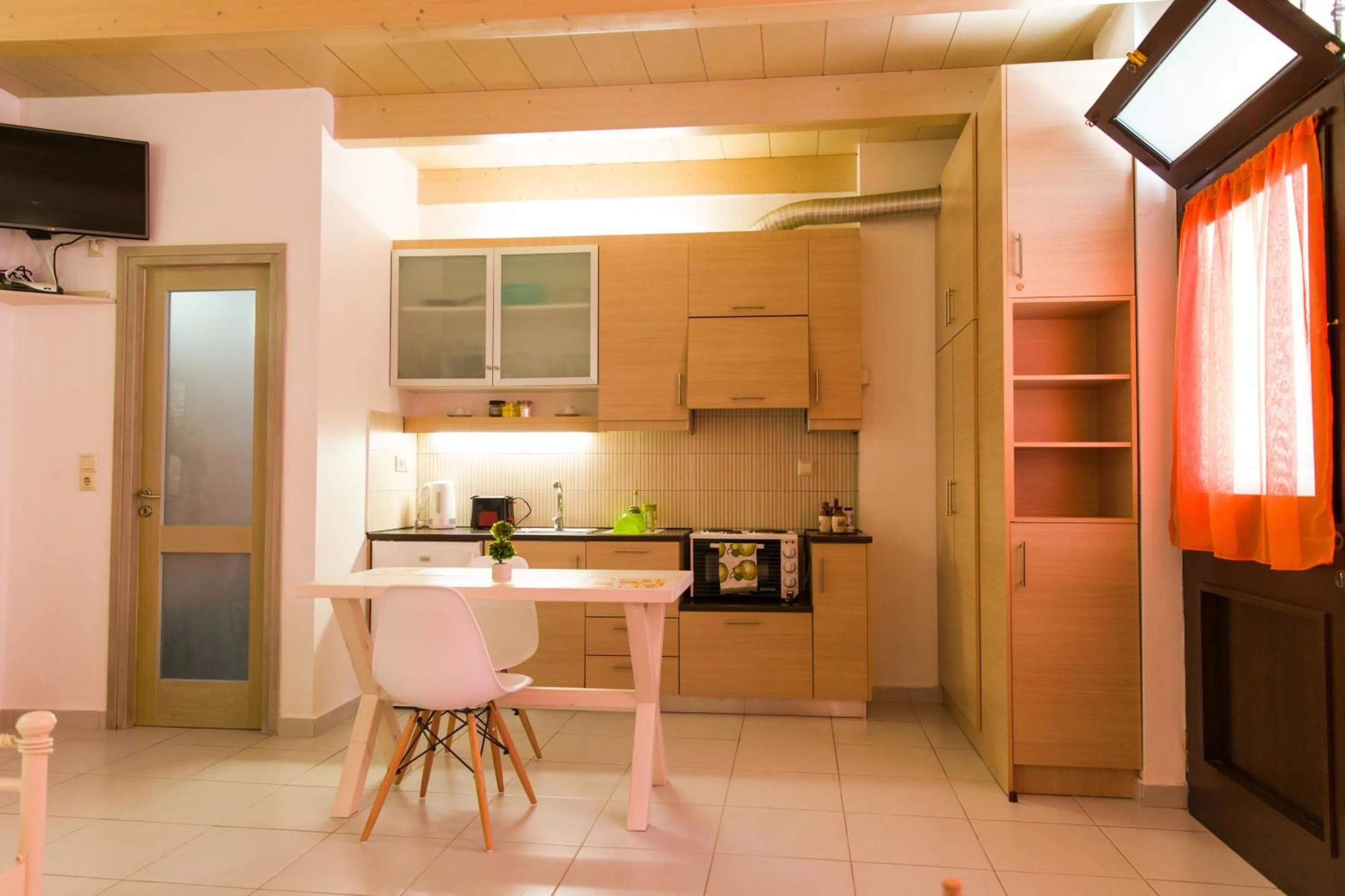 Dining area in AC Homes Christos