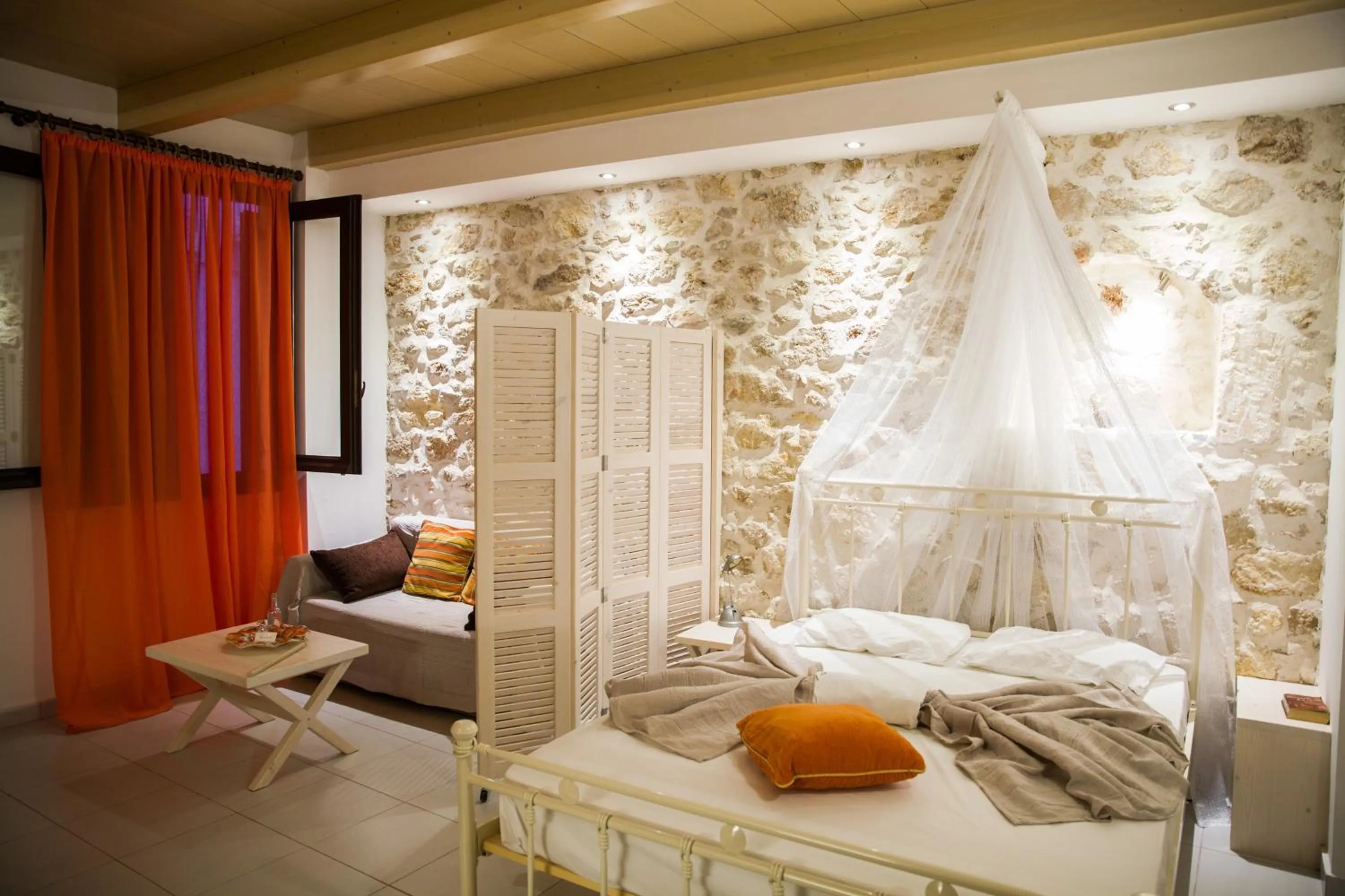 Bedroom, Bed in AC Homes Christos