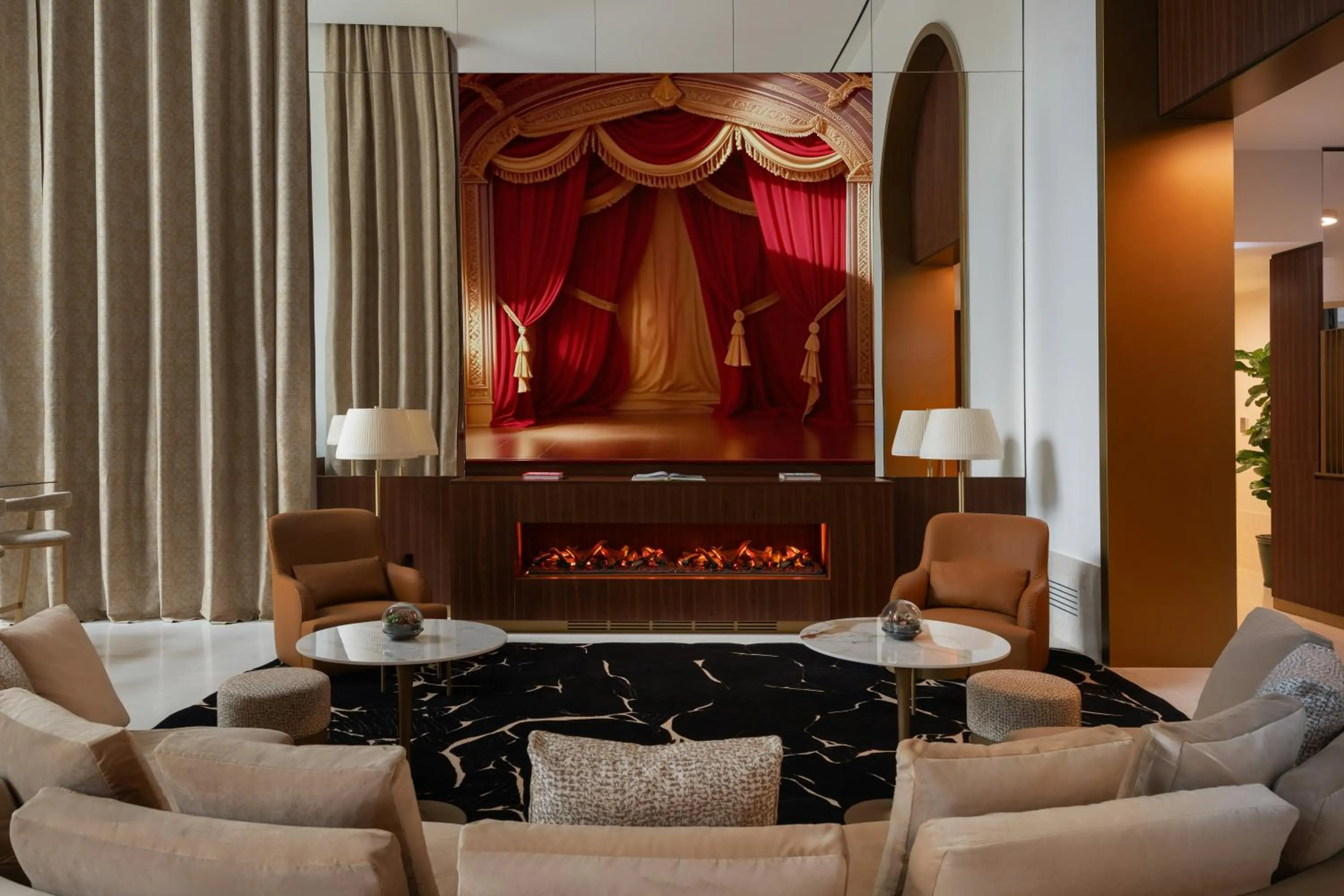 Lobby or reception in Teatro Luxury Apartments Firenze - Starhotels Collezione