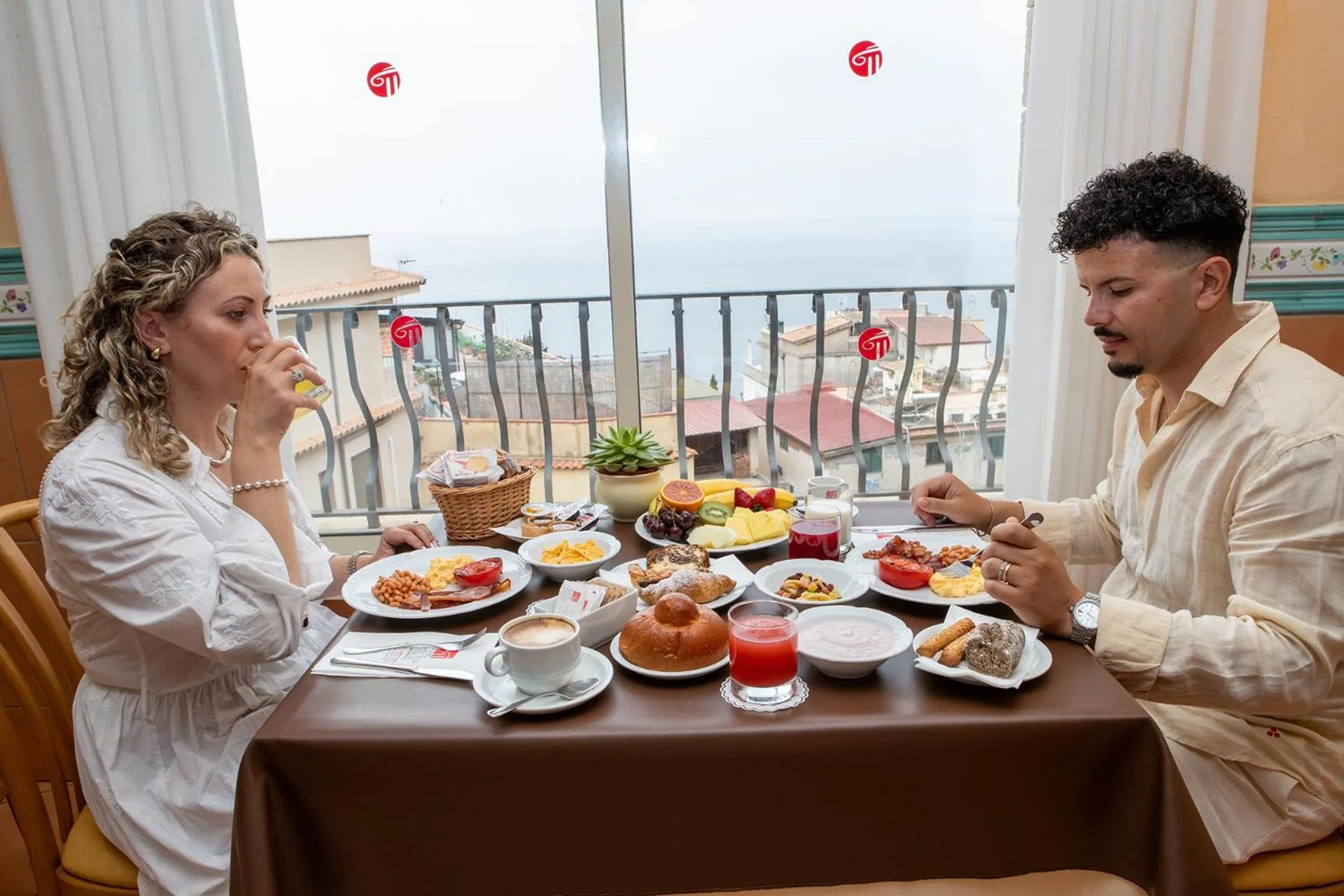 Breakfast in Hotel Ariston and Palazzo Santa Caterina