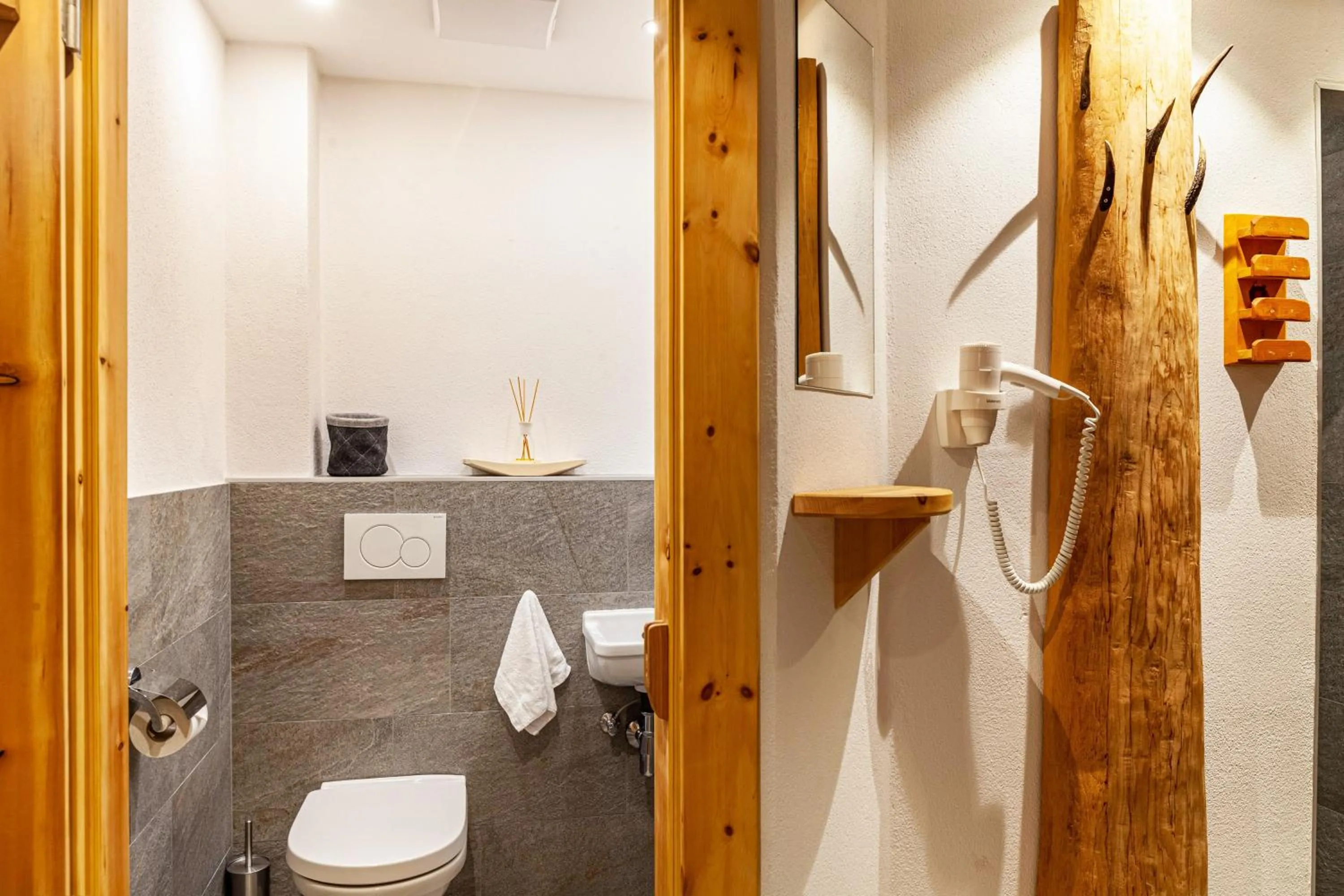Bathroom in Studio Hochzillertal mit Sauna