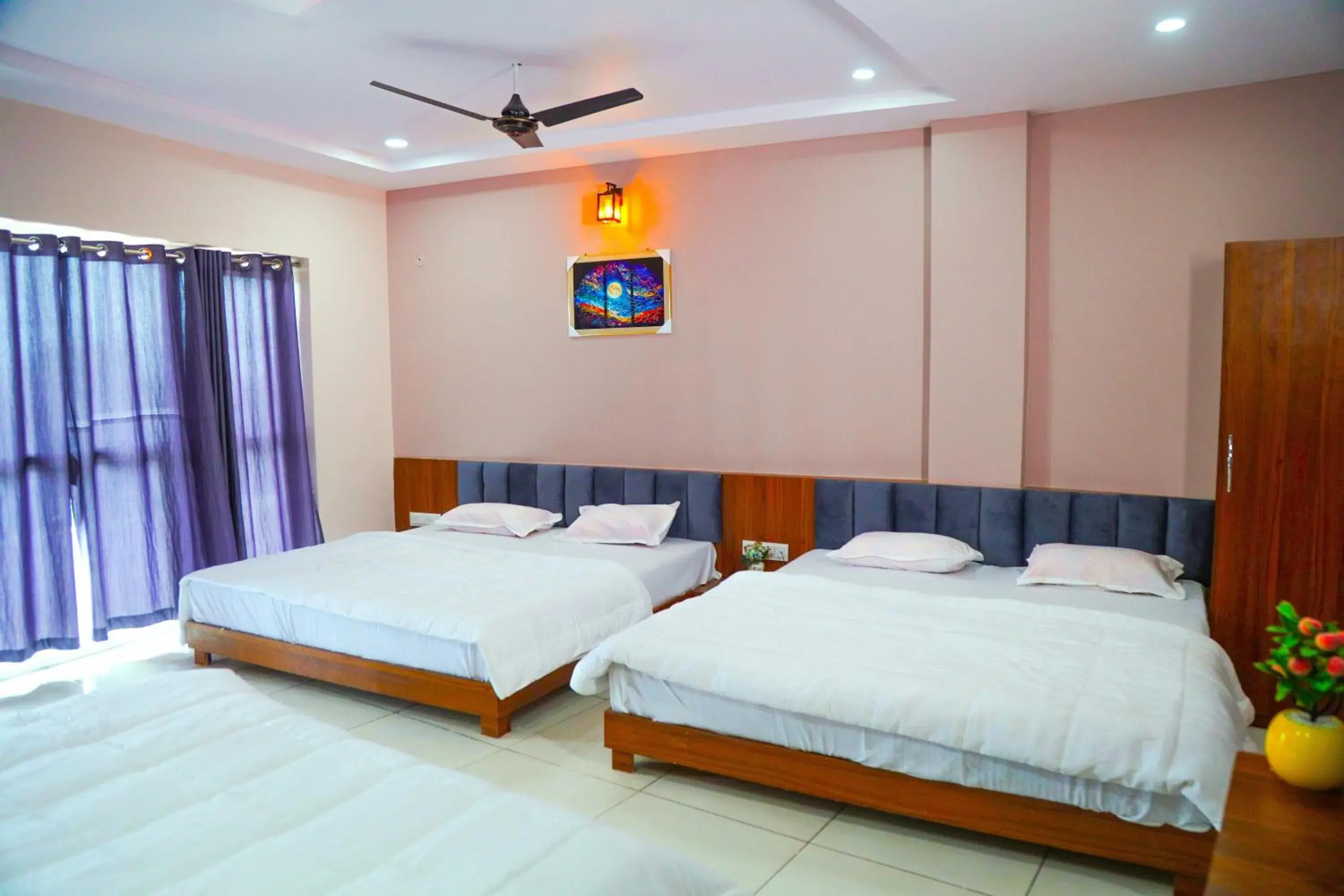 Bed in Hotel Dev Krishna Palace Bed in Hotel Dev Krishna Palace