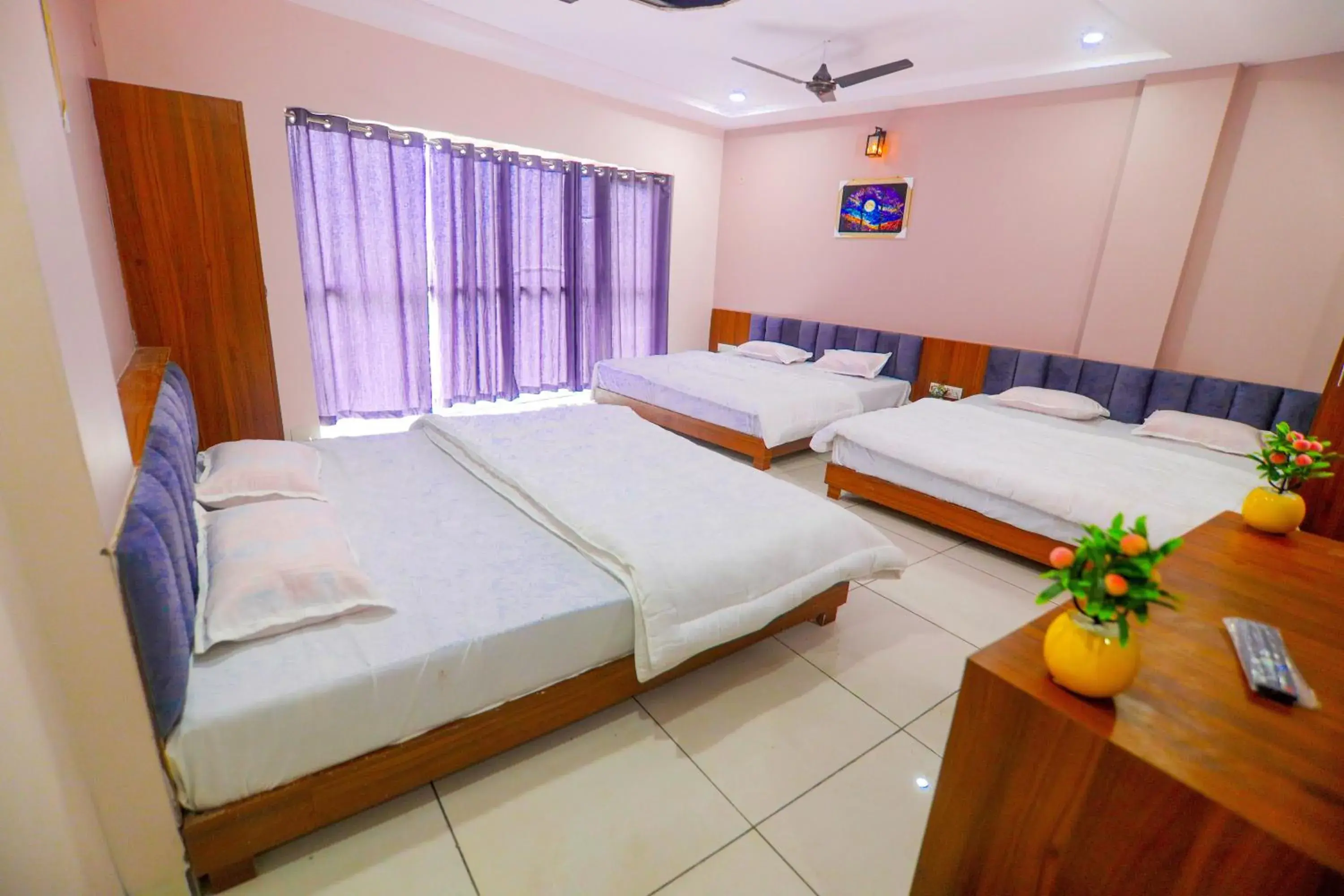 Bed in Hotel Dev Krishna Palace Bed in Hotel Dev Krishna Palace