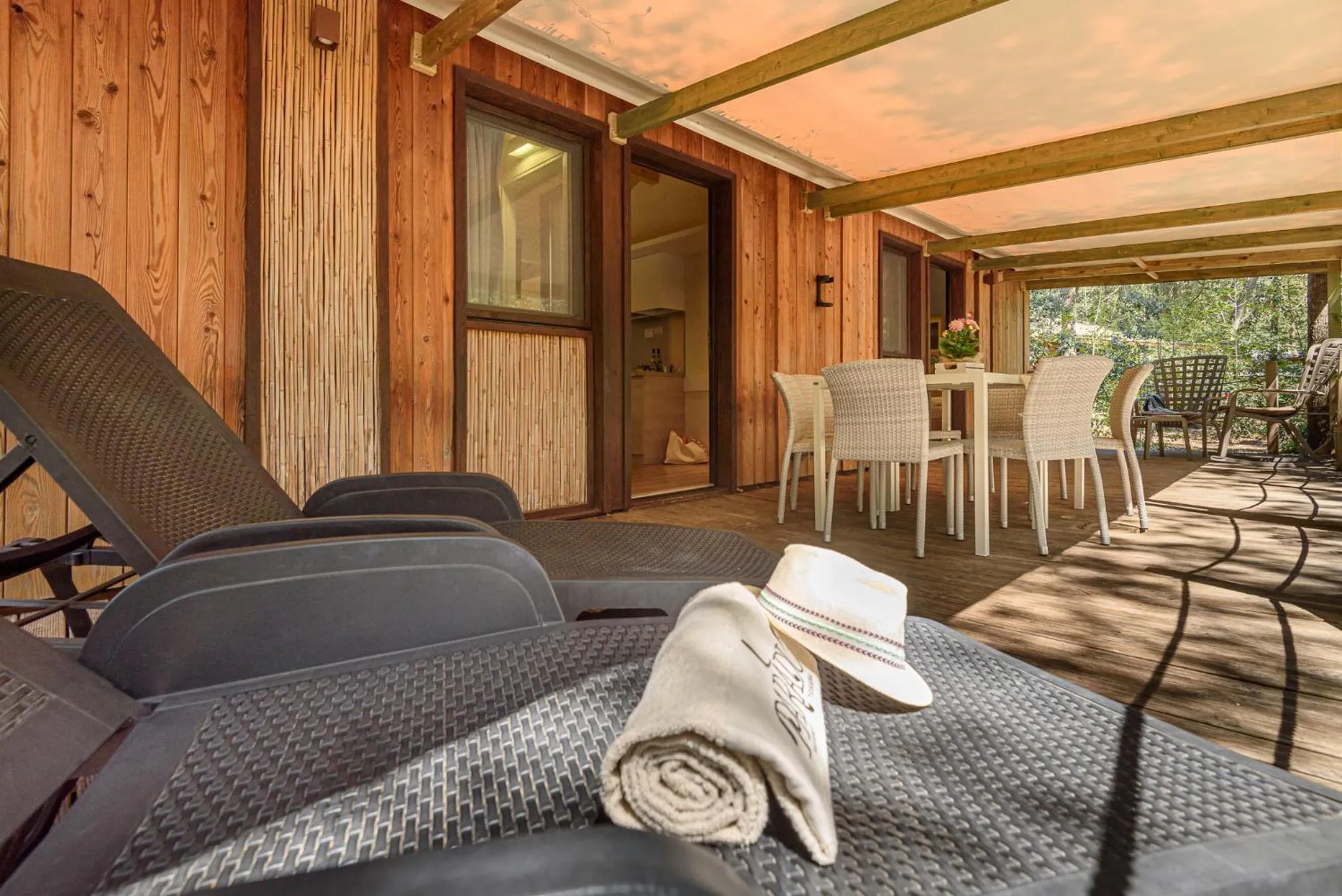 Patio in Paradù EcoVillage & Resort