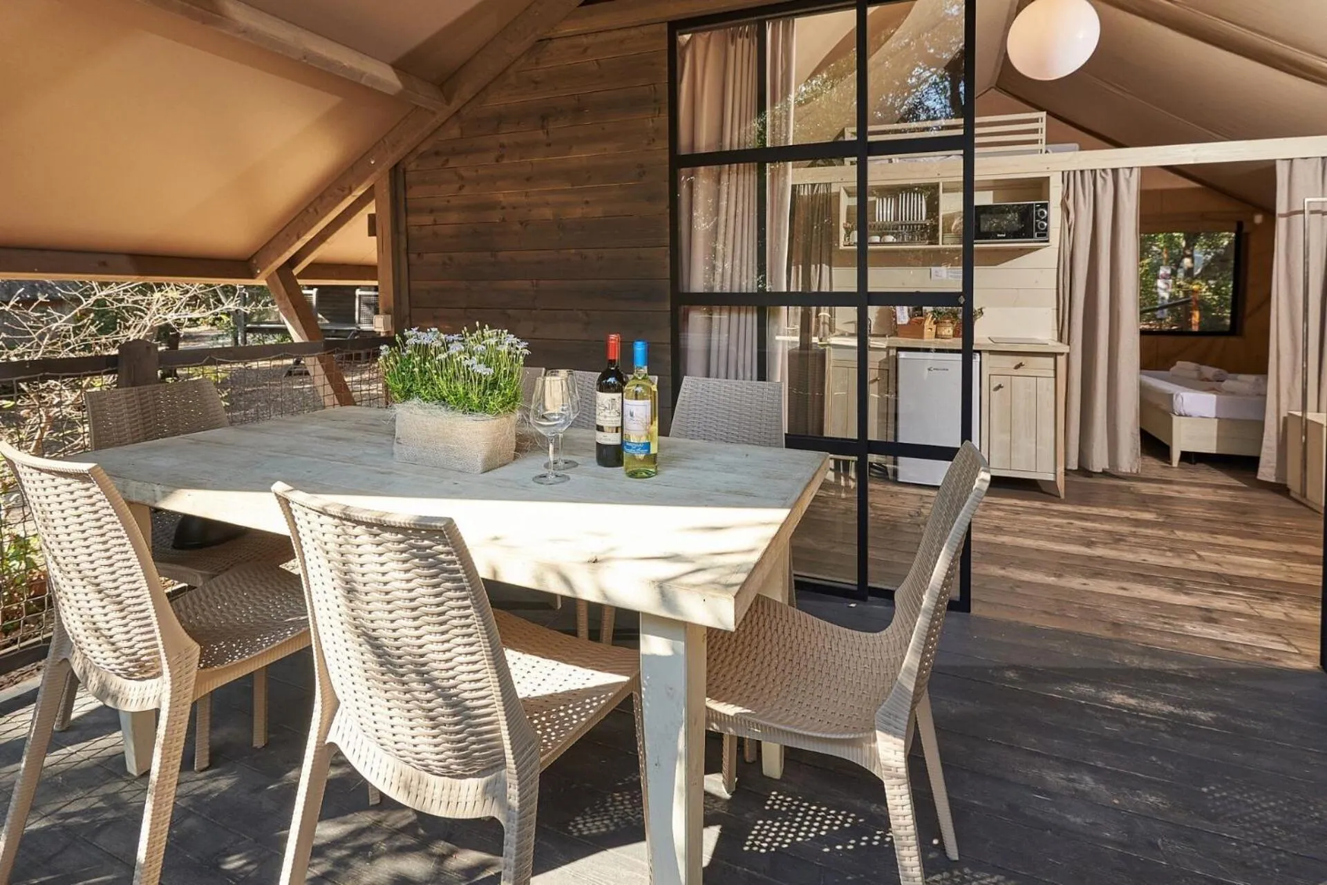 Patio in Paradù EcoVillage & Resort