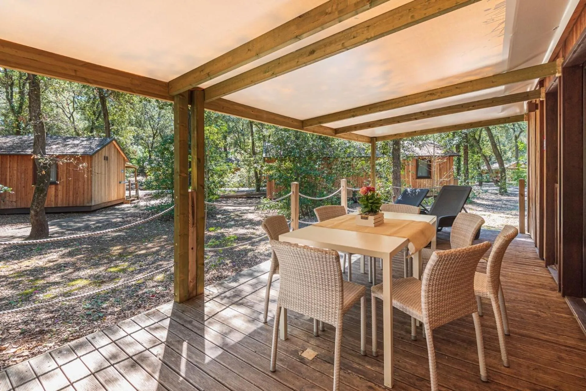 Patio in Paradù EcoVillage & Resort