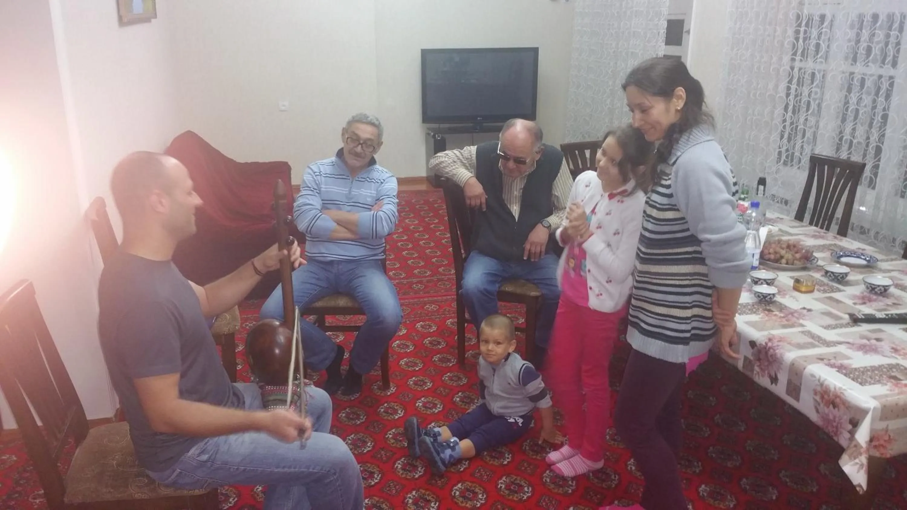 group of guests in Gulnara Guesthouse - Hostel