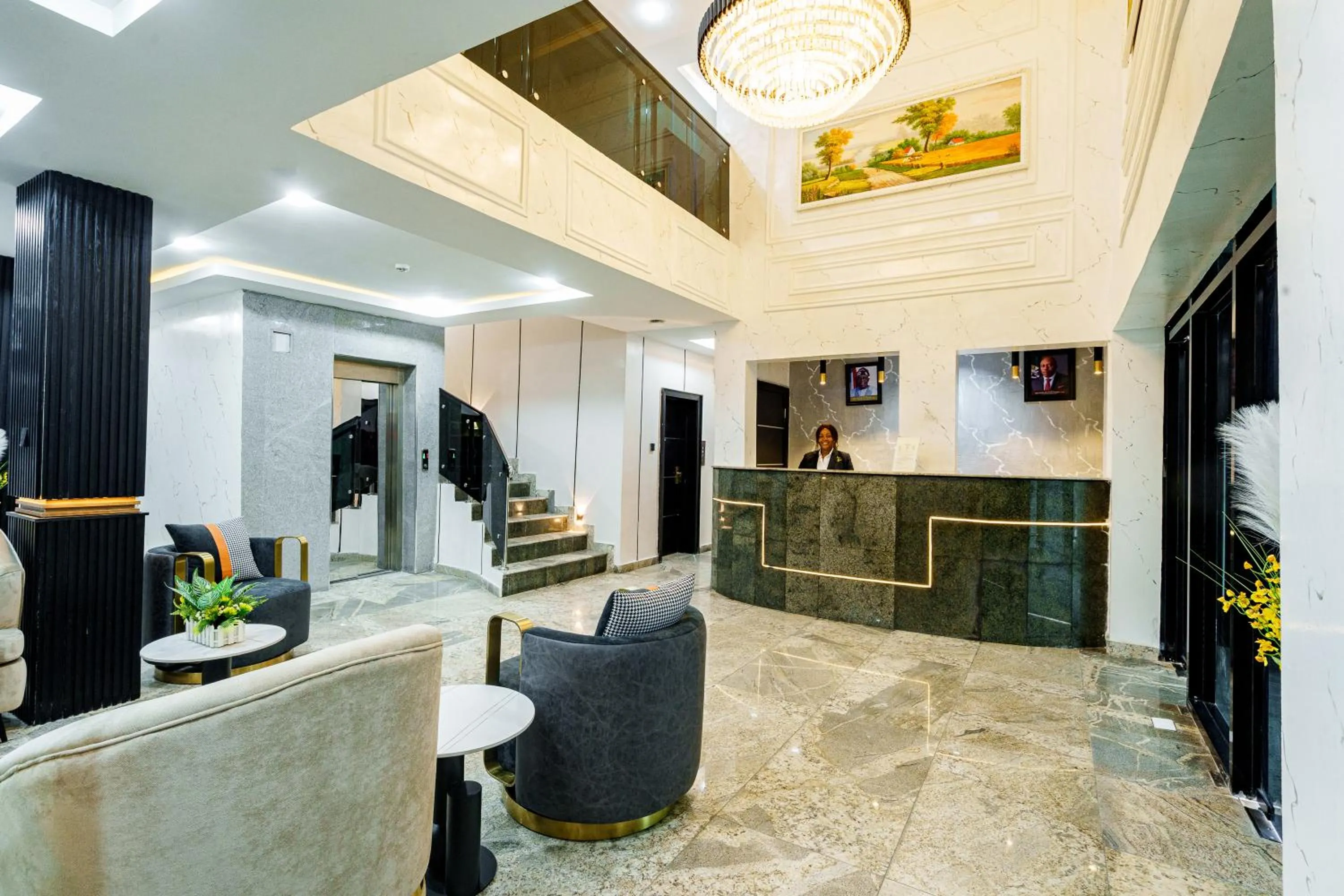 Lobby or reception in Roston Hotels