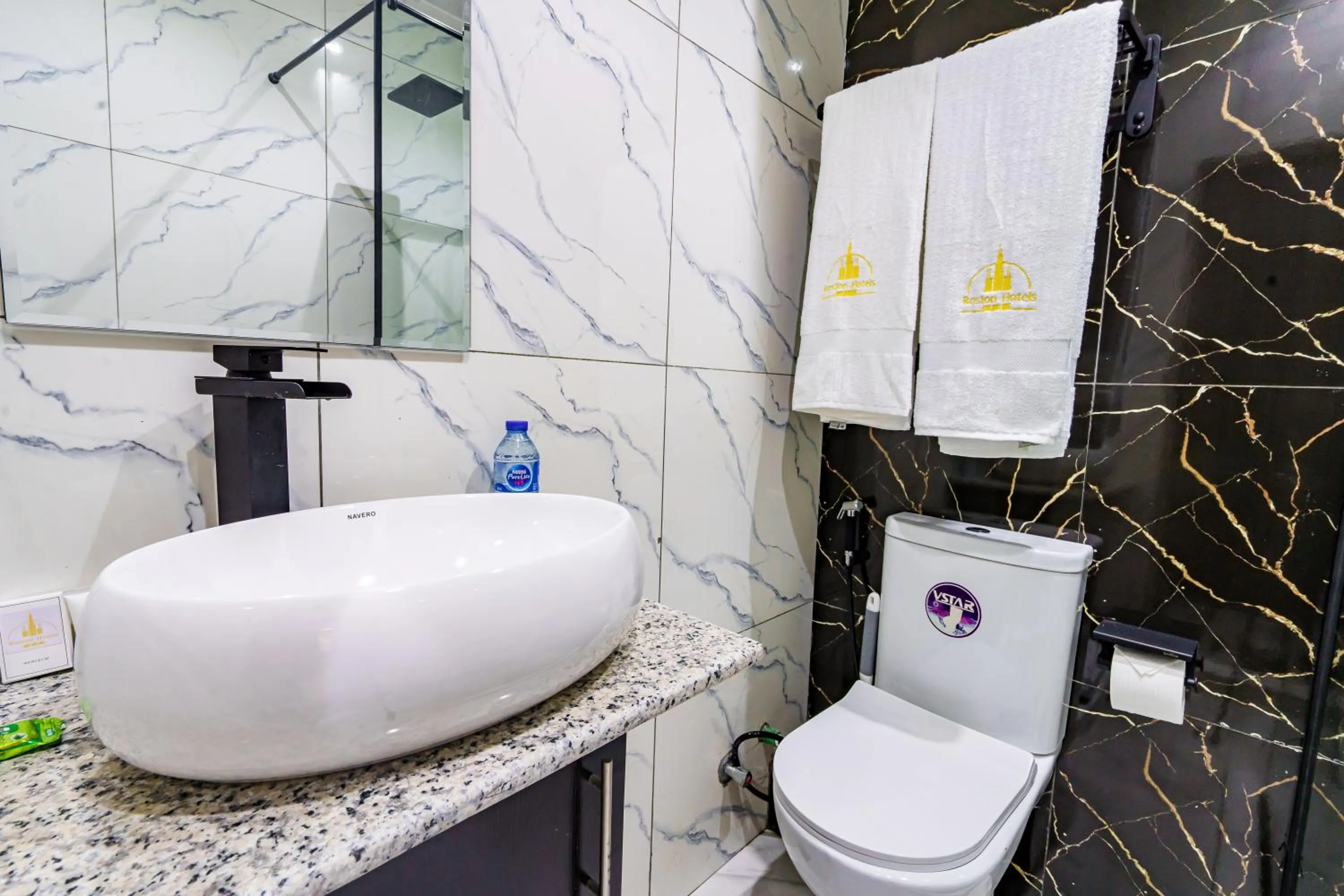 Bathroom in Roston Hotels