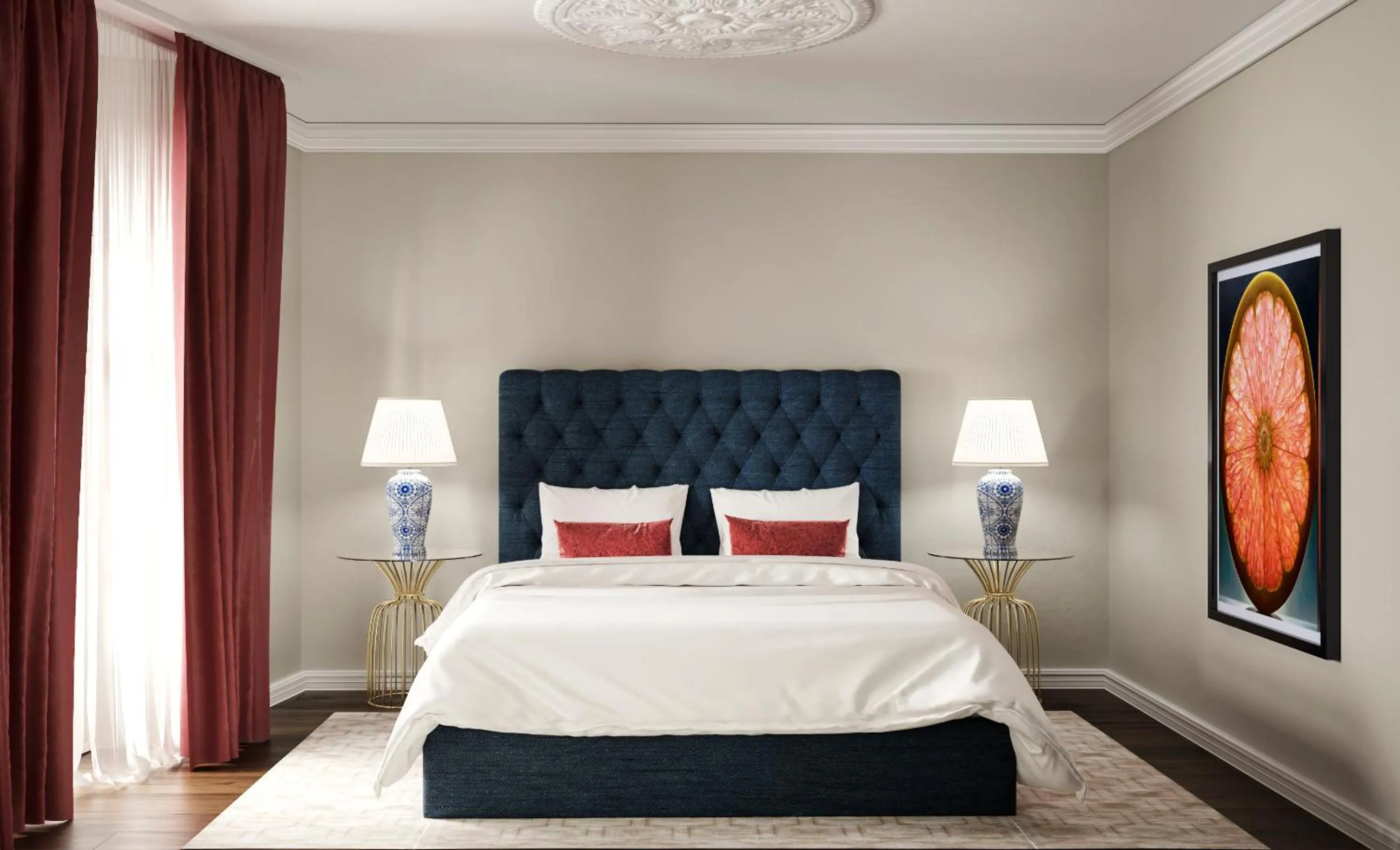 Bedroom, Bed in Charming House - O Mercado