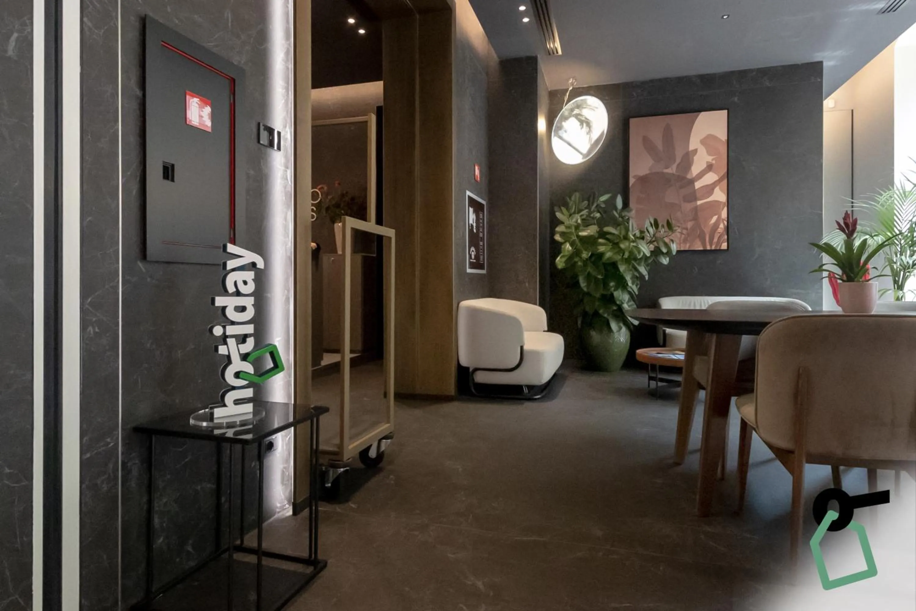 Lobby or reception in HOTIDAY Room Collection - Milano Cinque Giornate