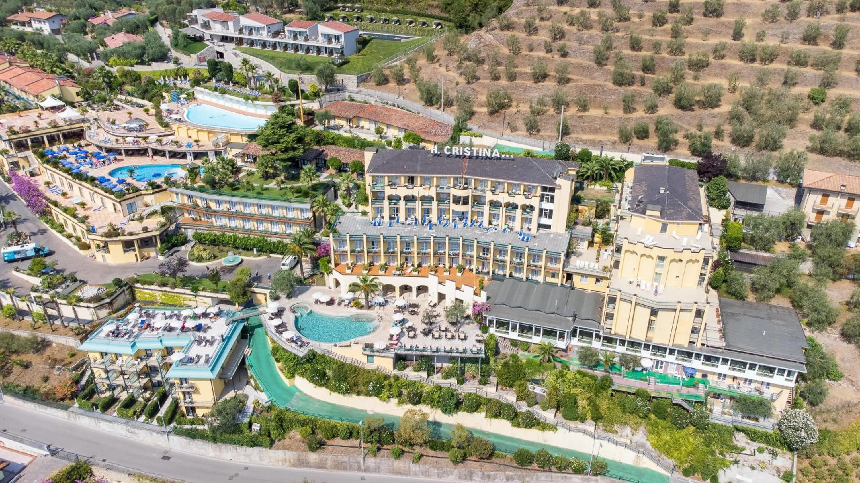 Bird's eye view in Hotel Cristina