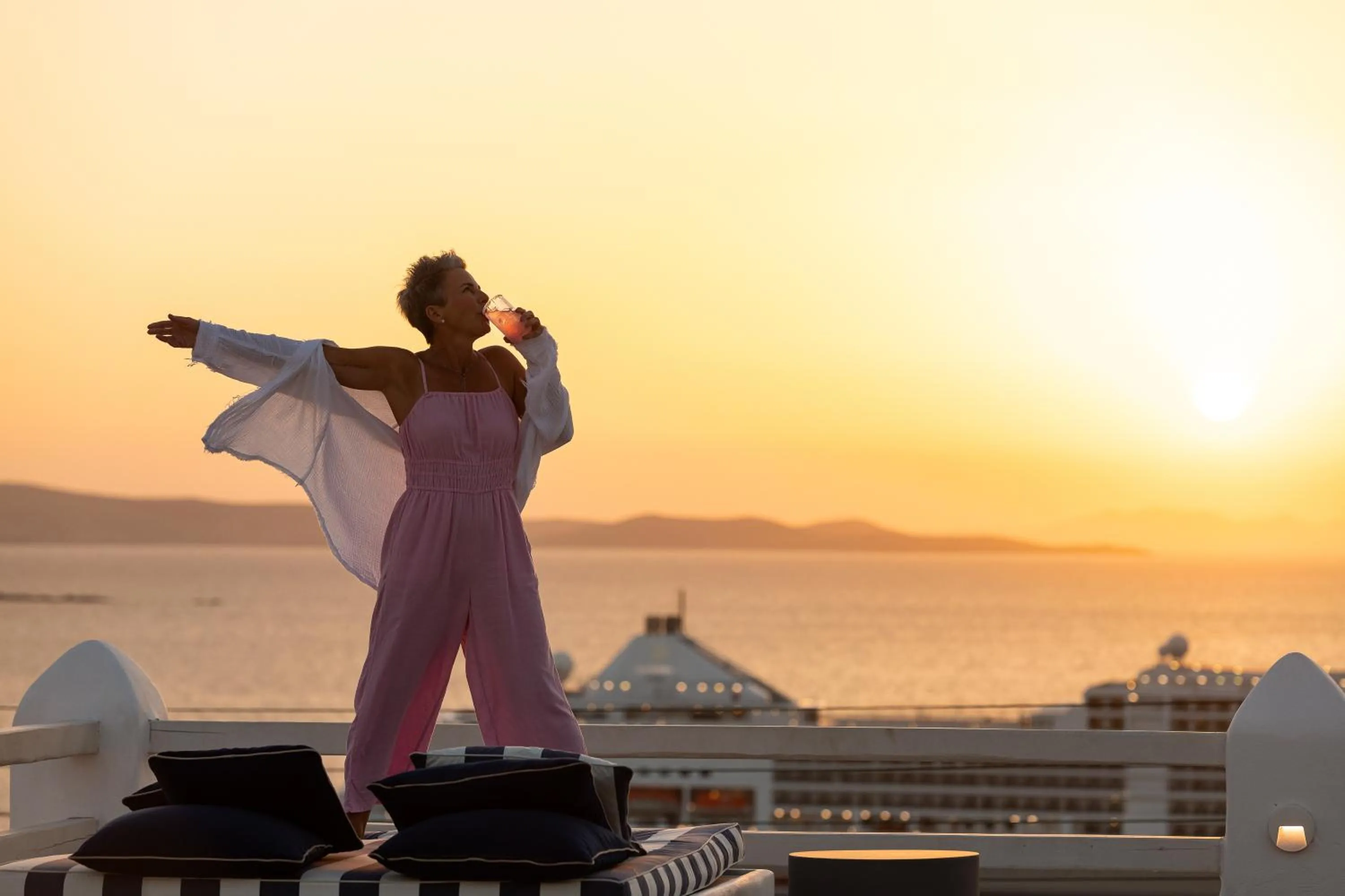 Pool view in Hotel Tagoo